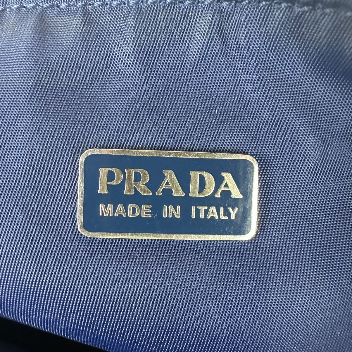 Prada Blue Prada Nylon Pochette Size ONE SIZE - 11 Thumbnail