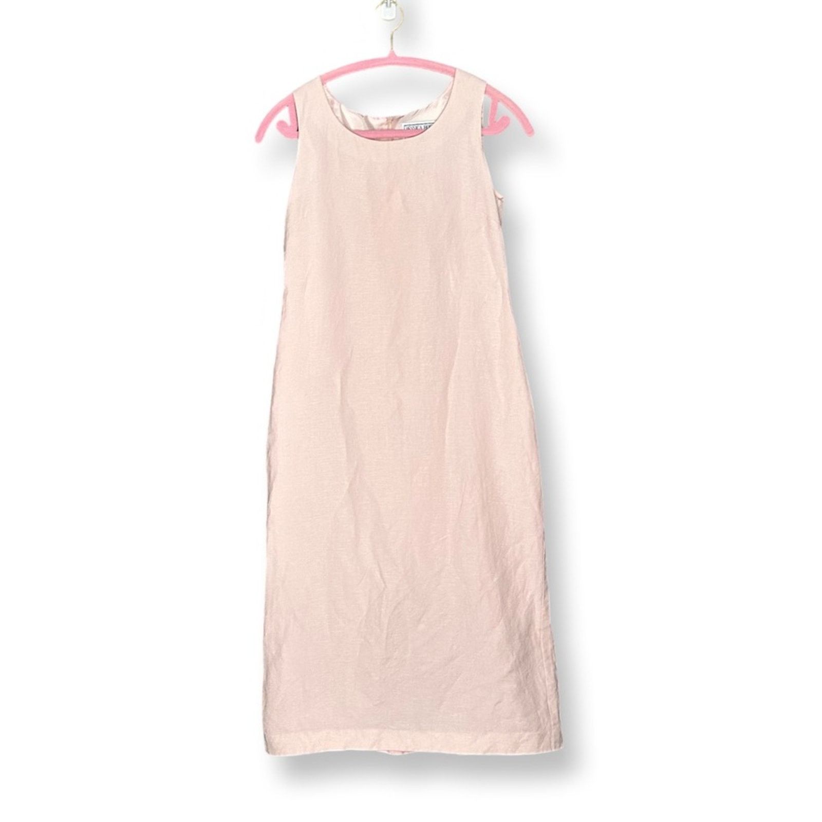 Vintage Jessica Howard Vintage Light Pink Linen Blouse And Dress Size S / US 4 / IT 40 - 2 Thumbnail