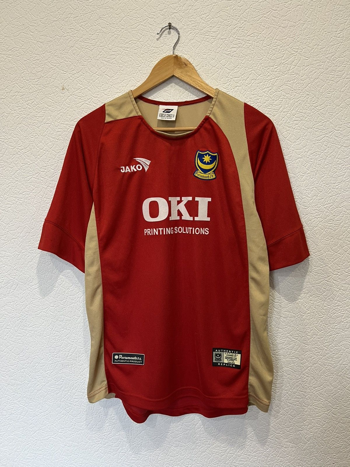 Vintage Portsmouth Jako 2005/2006 Away Kit Soccer Jersey Football Size US M / EU 48-50 / 2 - 1 Thumbnail
