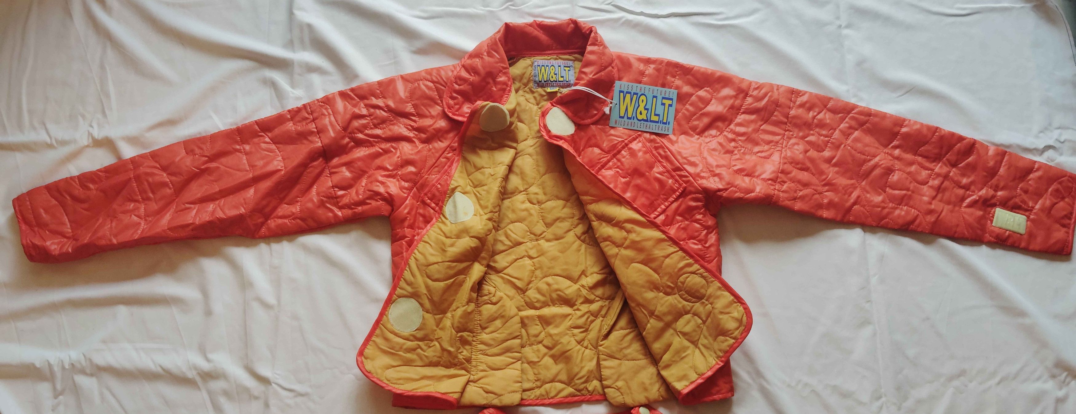 Walter Van Beirendonck W&LT "Wonderland" AW1996 Orange Wrap Jacket Deadstock Size US S / EU 44-46 / 1 - 1 Thumbnail