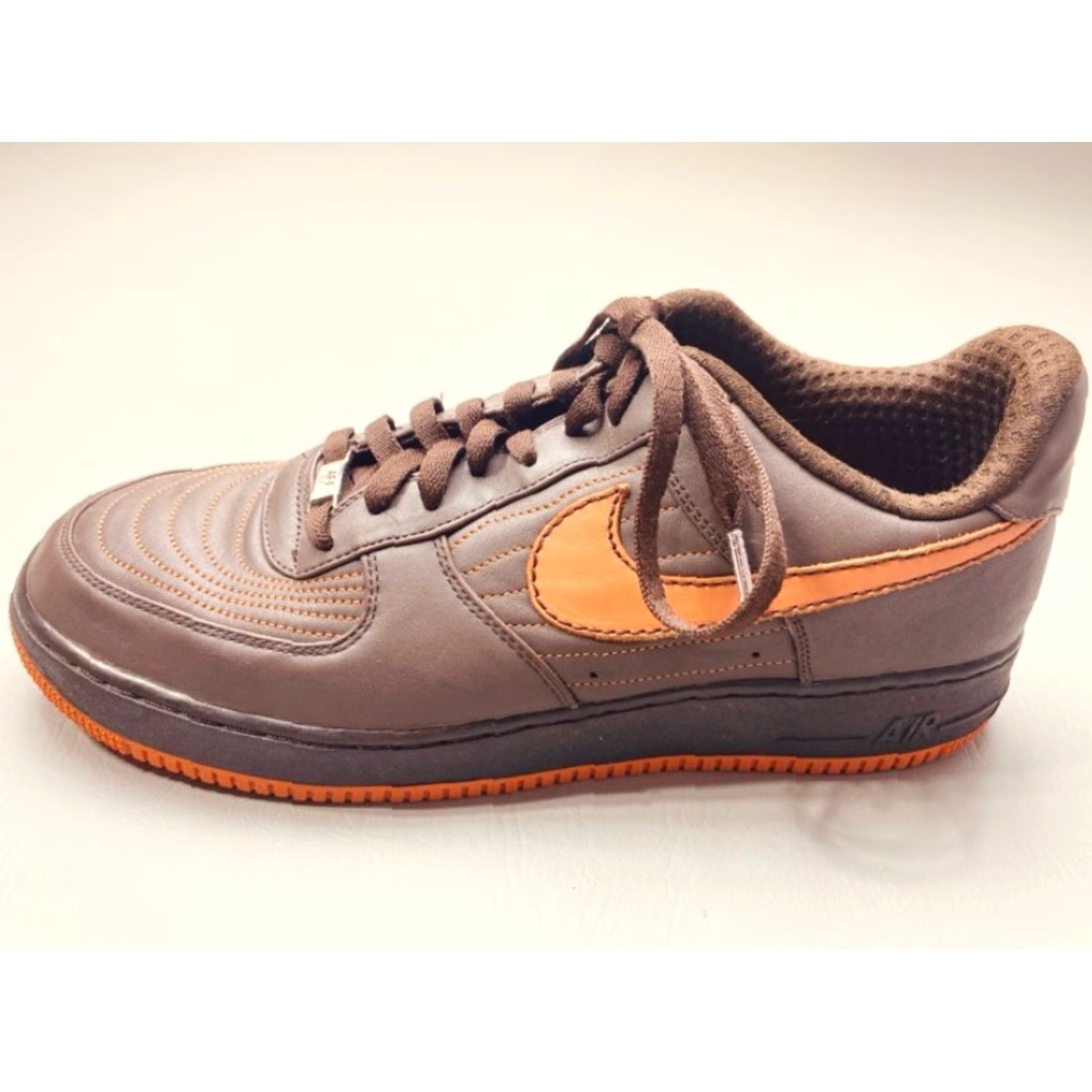 Nike VINTAGE Nike Air Force 1 Low Premium Barkley Pack Auburn 317314-281 Mens 13 Brown 1415 Size US 13 / EU 46 - 7 Thumbnail