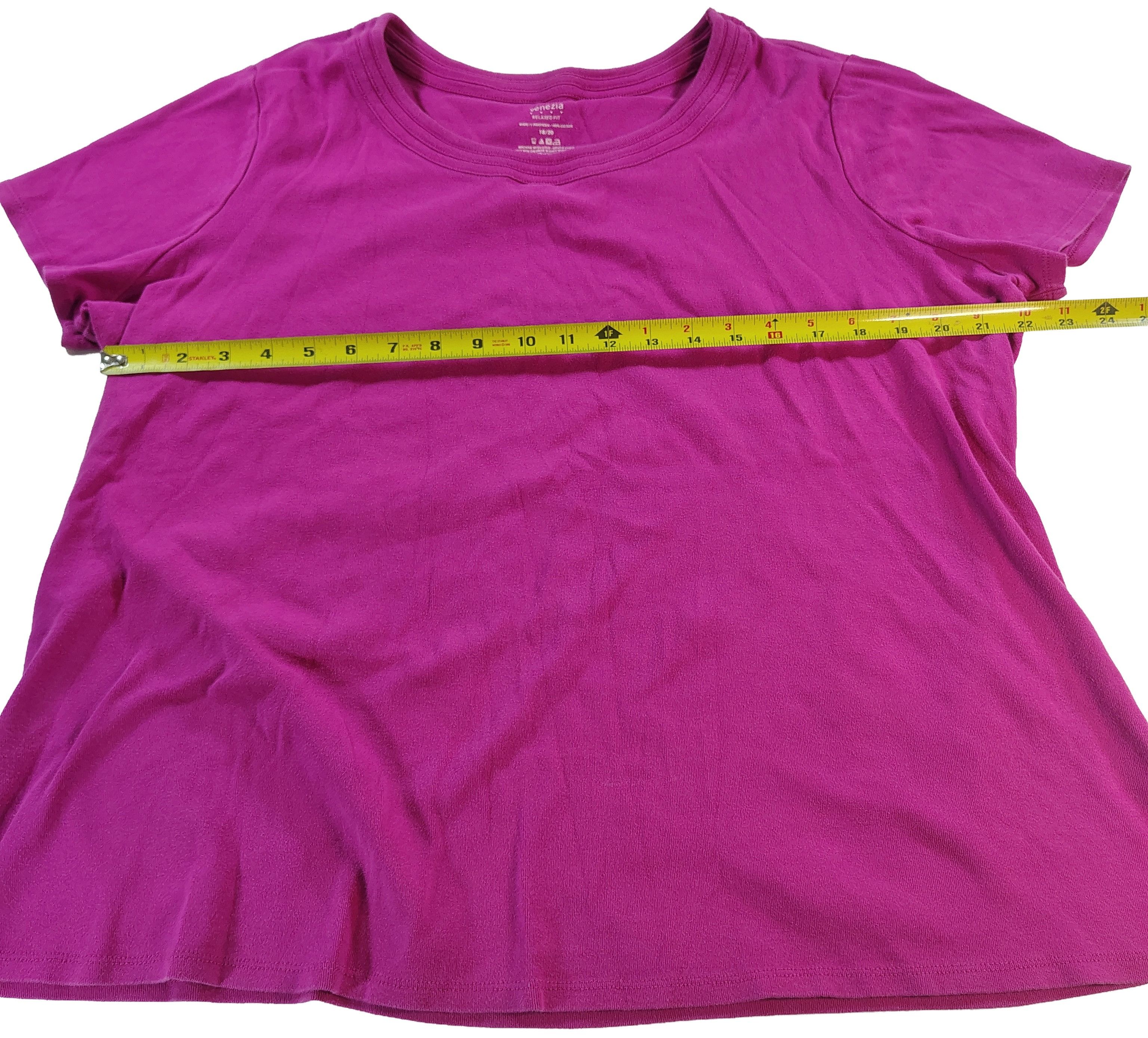 Other Women's Pink XXL Venezia Plain Basic Heavy Cotton Shirt Size XXL / US 16-18 / IT 52-54 - 4 Thumbnail
