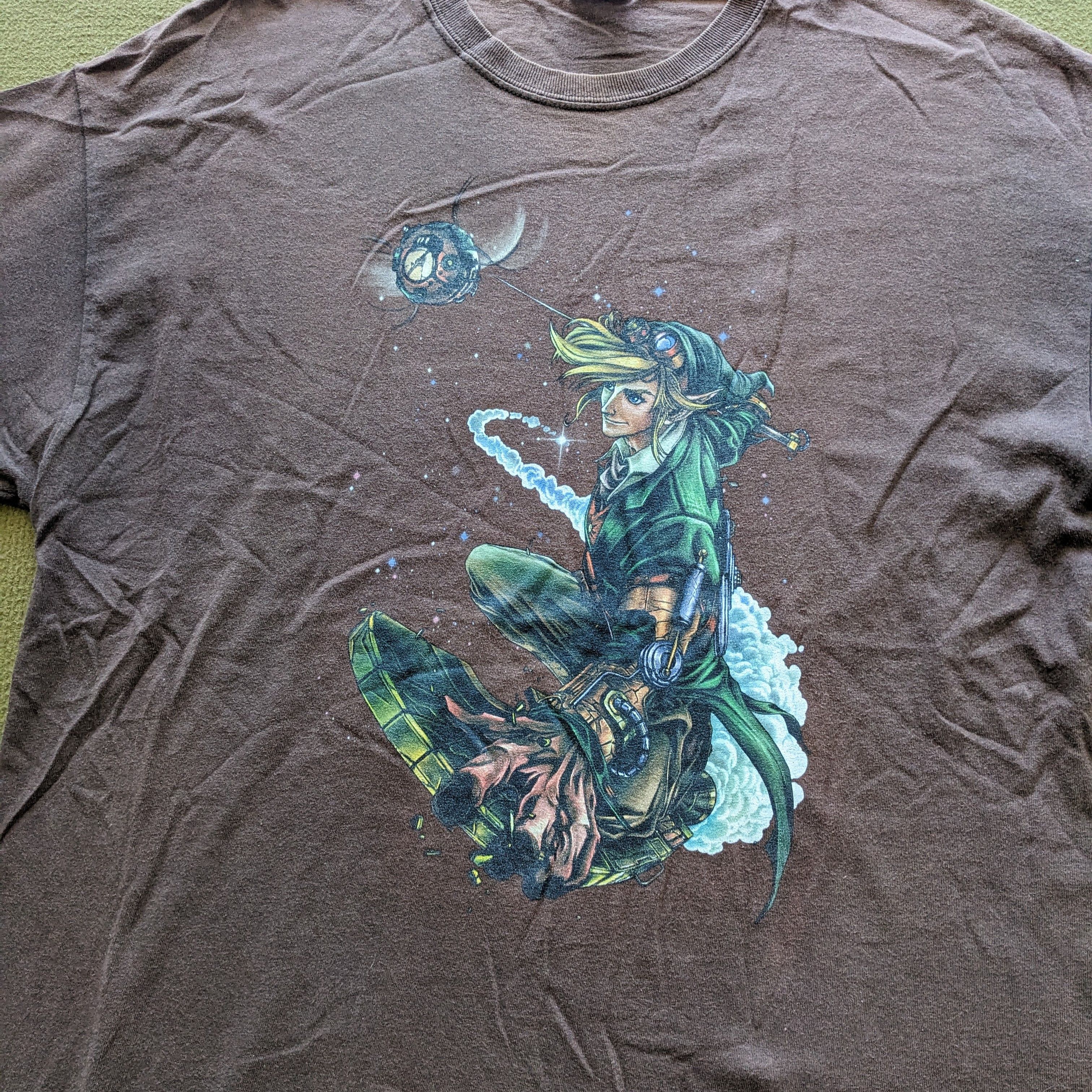 Playstation Vintage The Legend Of ZELDA Anime Game T-shirt Size US XL / EU 56 / 4 - 2 Thumbnail