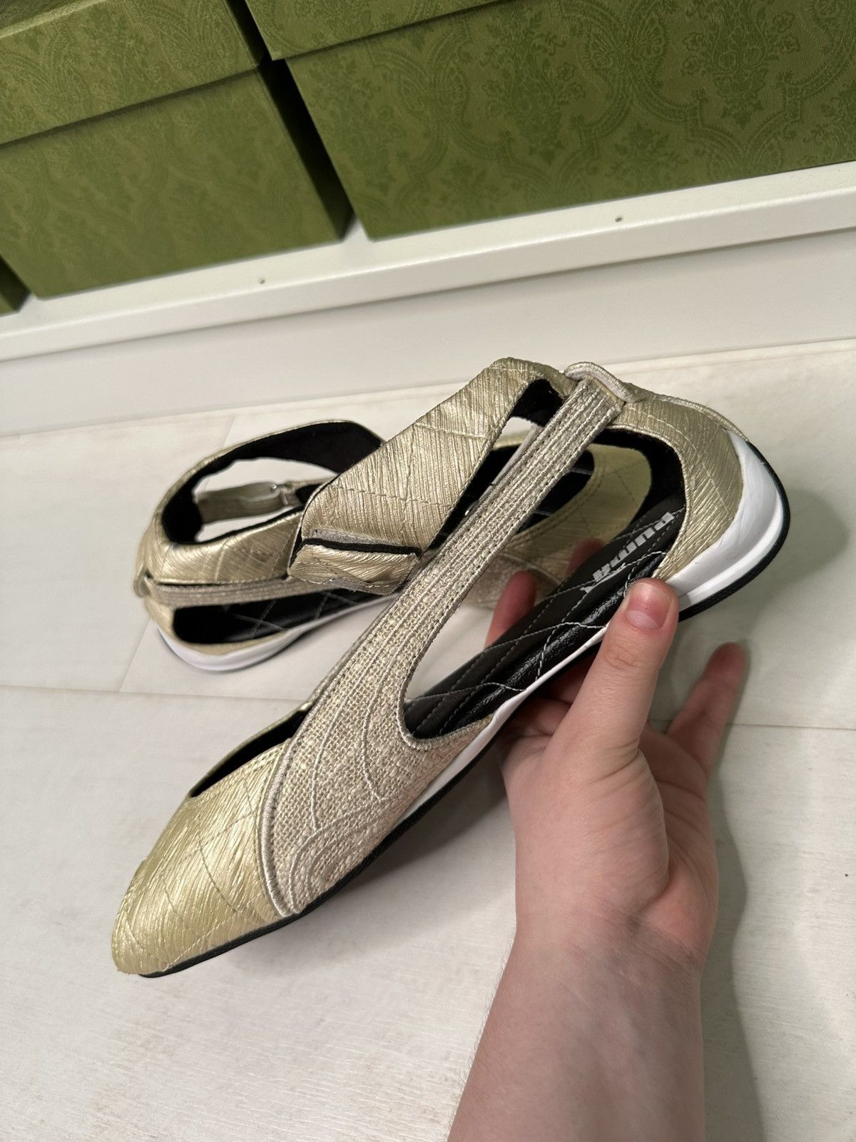 Puma Puma Speedcat Sahlia y2k vintage slingback flats Size US 9.5 / IT 39.5 - 2 Thumbnail