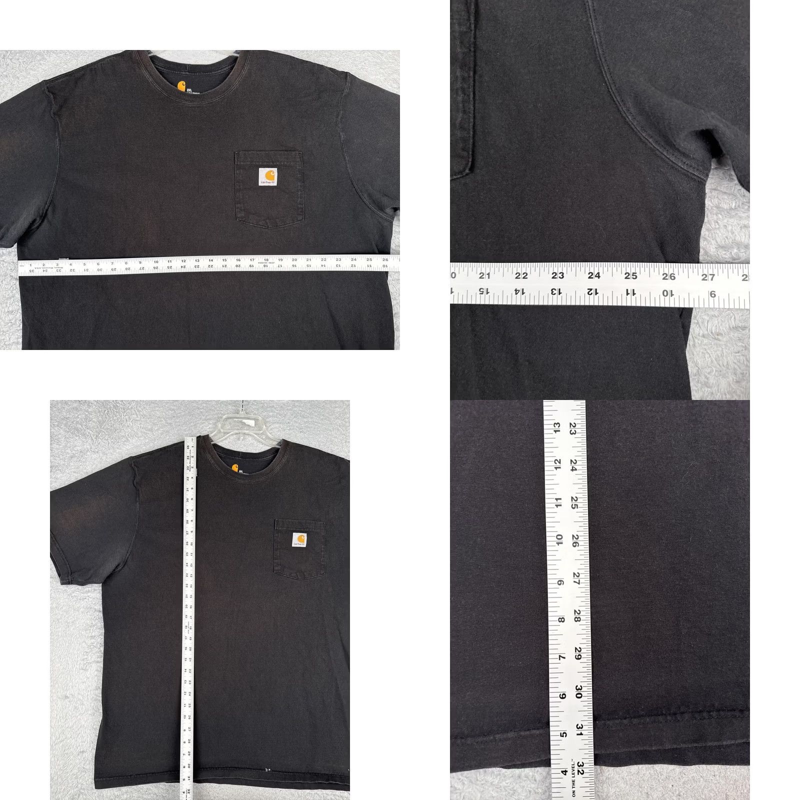 Carhartt Carhartt Shirt Mens 2XL Black Crew Neck Short Sleeve Pocket Tagless K87 Workwear Size US XXL / EU 58 / 5 - 8 Thumbnail