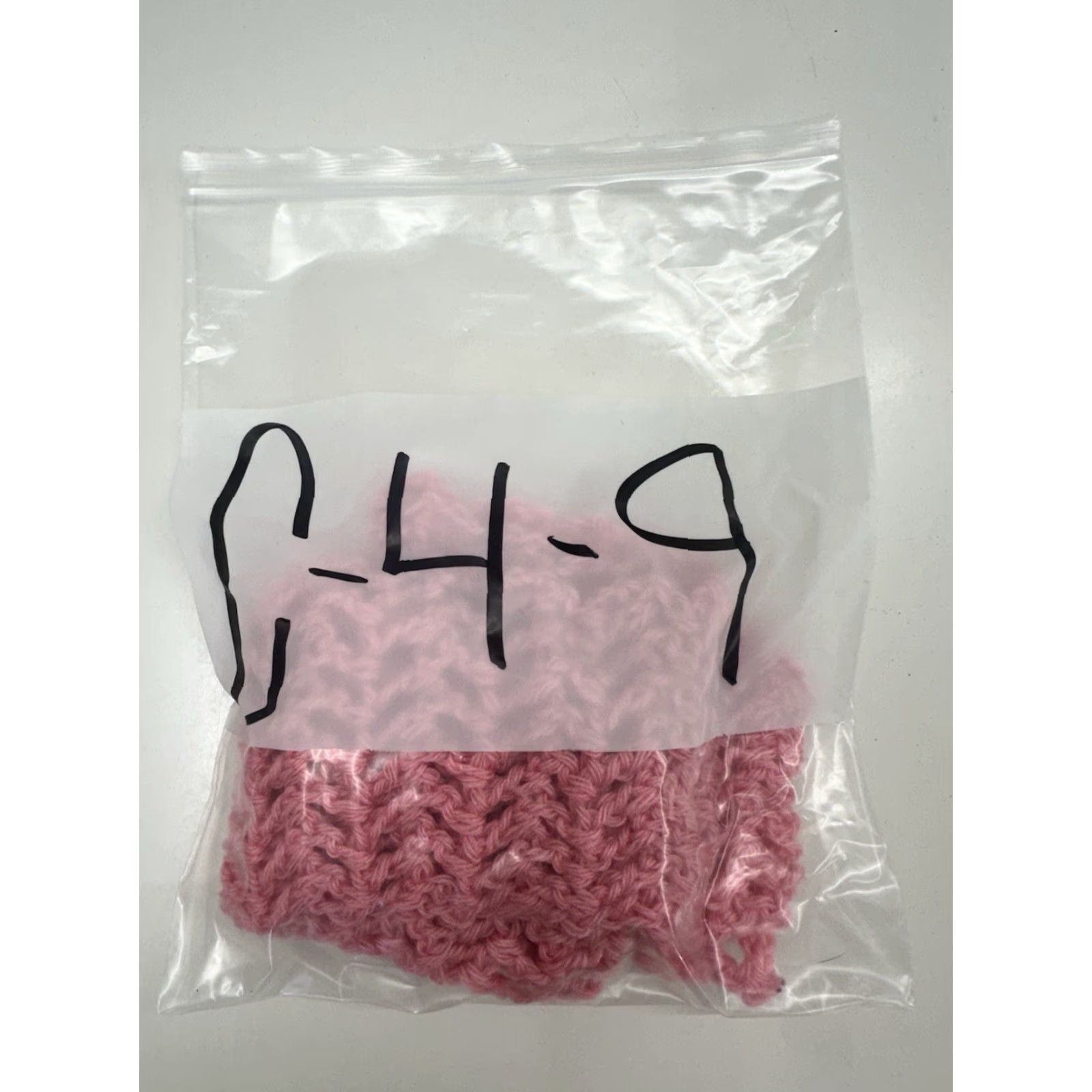 Pinko VINTAGE Unbranded Womens Scarf Necktie Pink Crochet 4x50 inches Size ONE SIZE - 5 Thumbnail