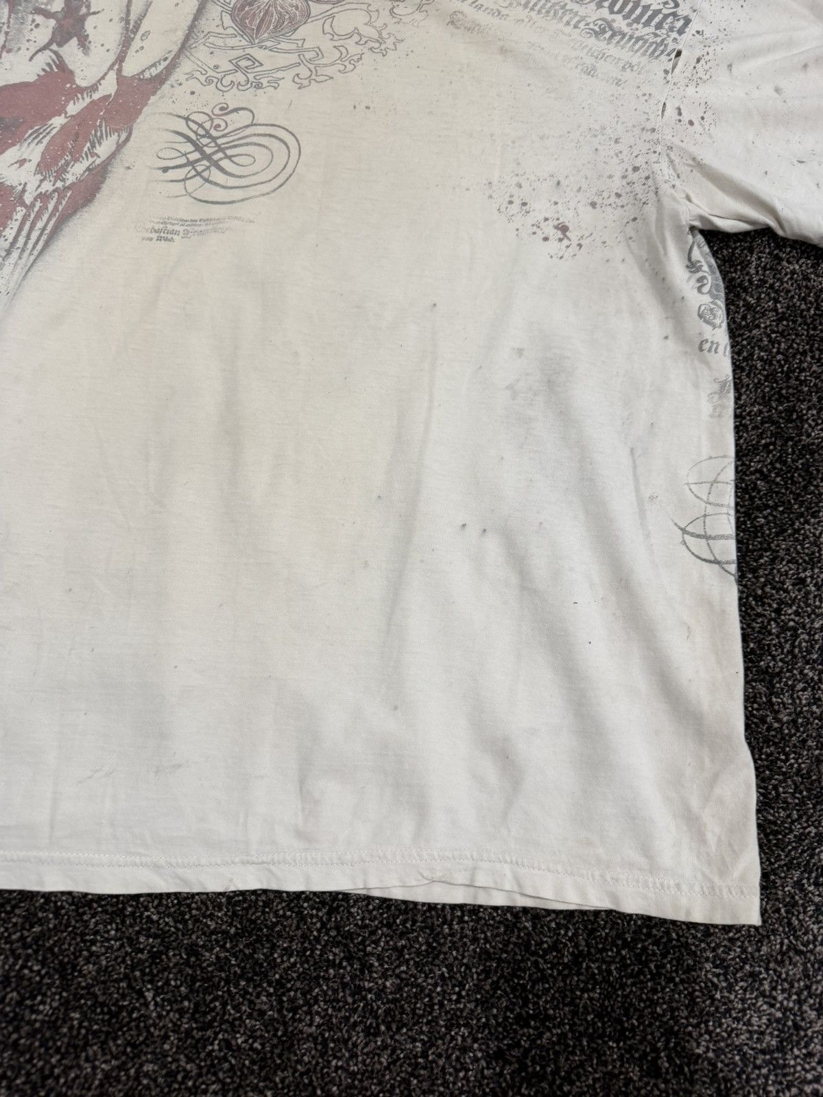 Vintage Vintage Y2K Original Trade Mark Grey Star Grunge T-Shirt Size US XL / EU 56 / 4 - 8 Thumbnail