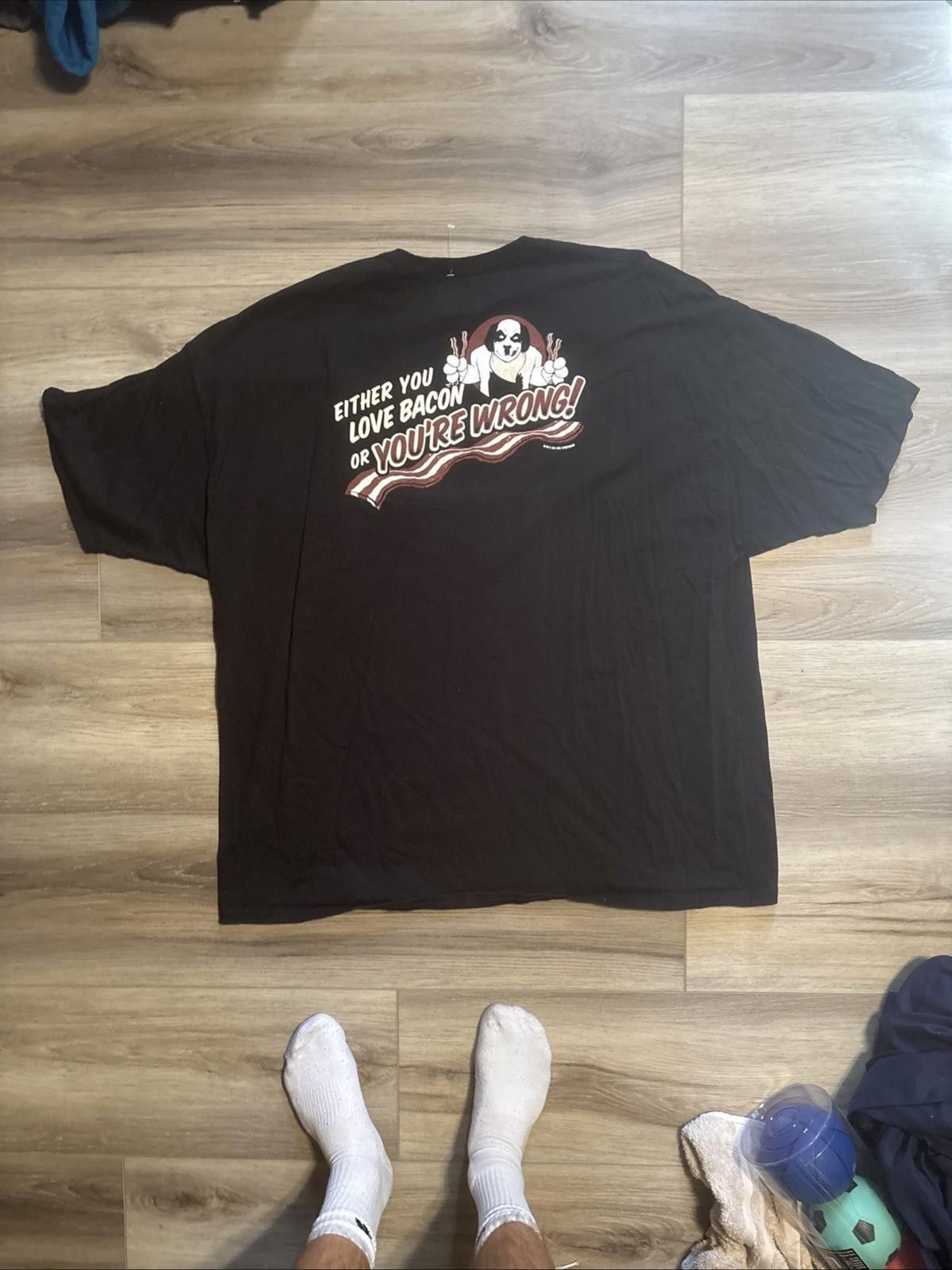 Big Dogs Either You Love Bacon Or Wrong Big Dogs Tee Shirt Black 4XL Size US XL / EU 56 / 4 - 5 Thumbnail