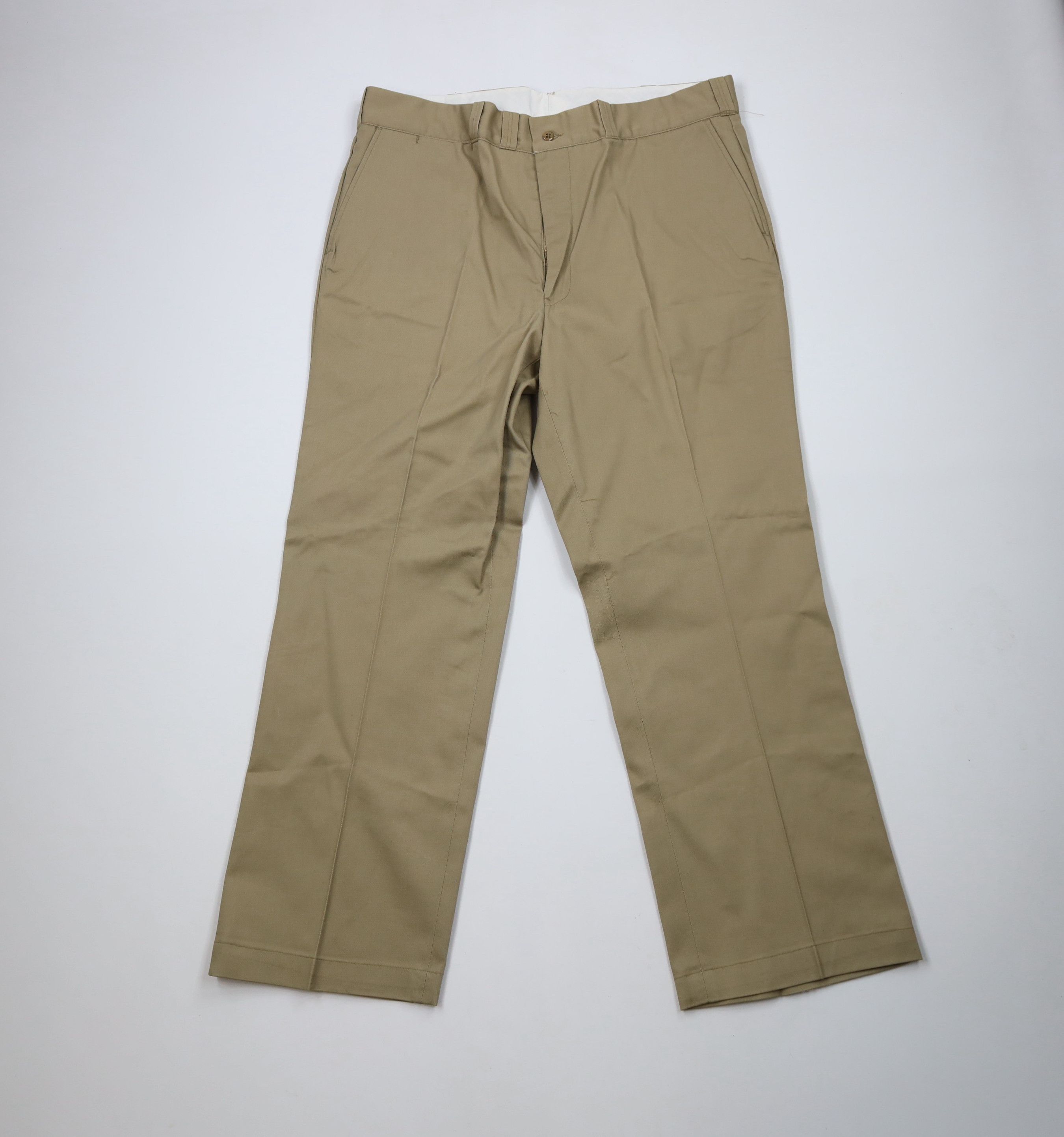 Big Mac × Vintage Deadstock Vintage 70s Big Mac Twill Wide Leg Work Pants USA Size US 40 / EU 56 - 1 Thumbnail