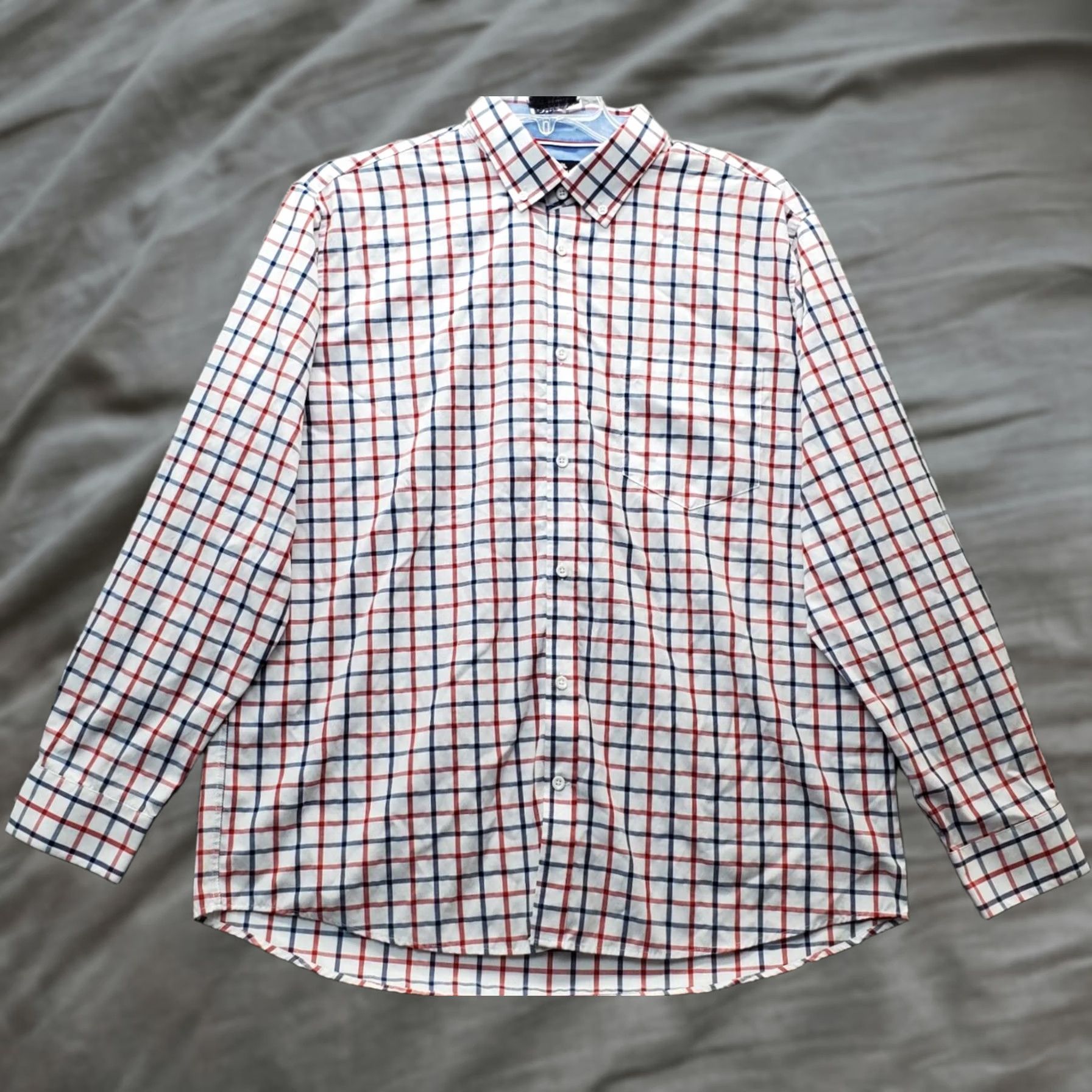 Vintage Classic Collection Shirt Mens XL Multi Checkered Regular Button-Up Collared Shirt Size US XL / EU 56 / 4 - 1 Thumbnail