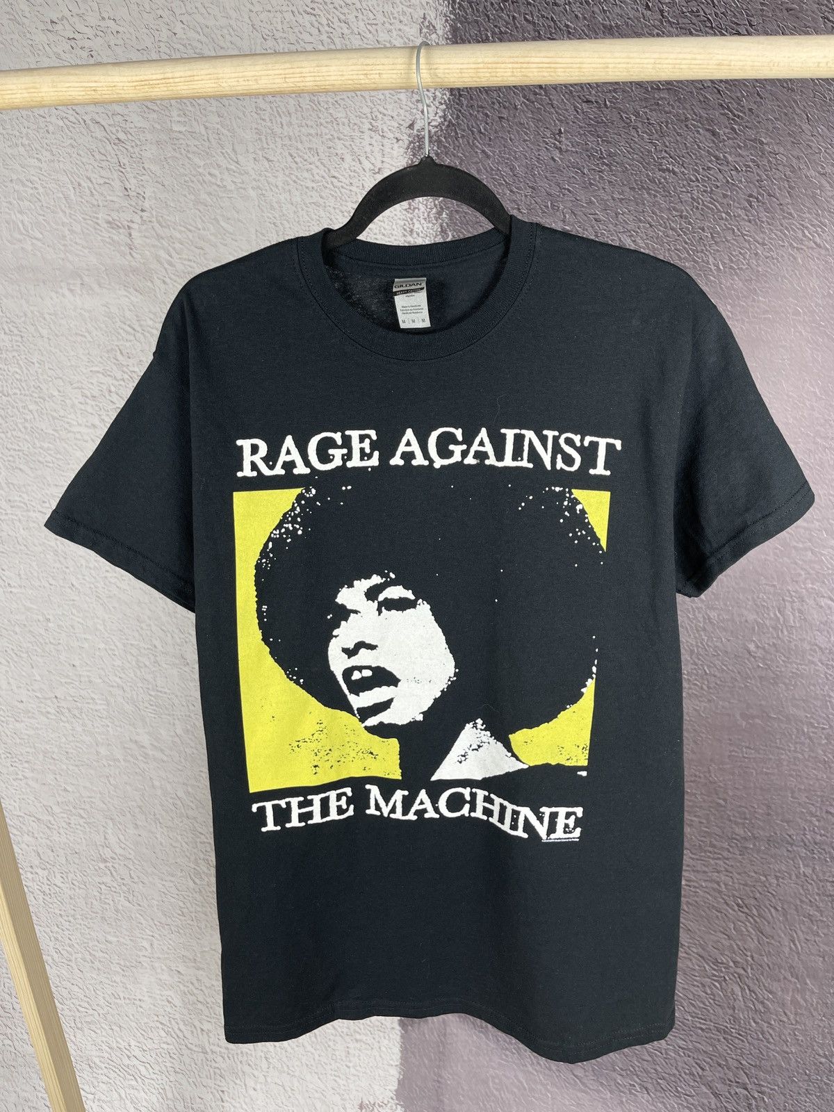 Band Tees × Rage Against The Machine Rage Against The Machine 208 Angela Davis RATM TEE shirt Size US M / EU 48-50 / 2 - 2 Thumbnail