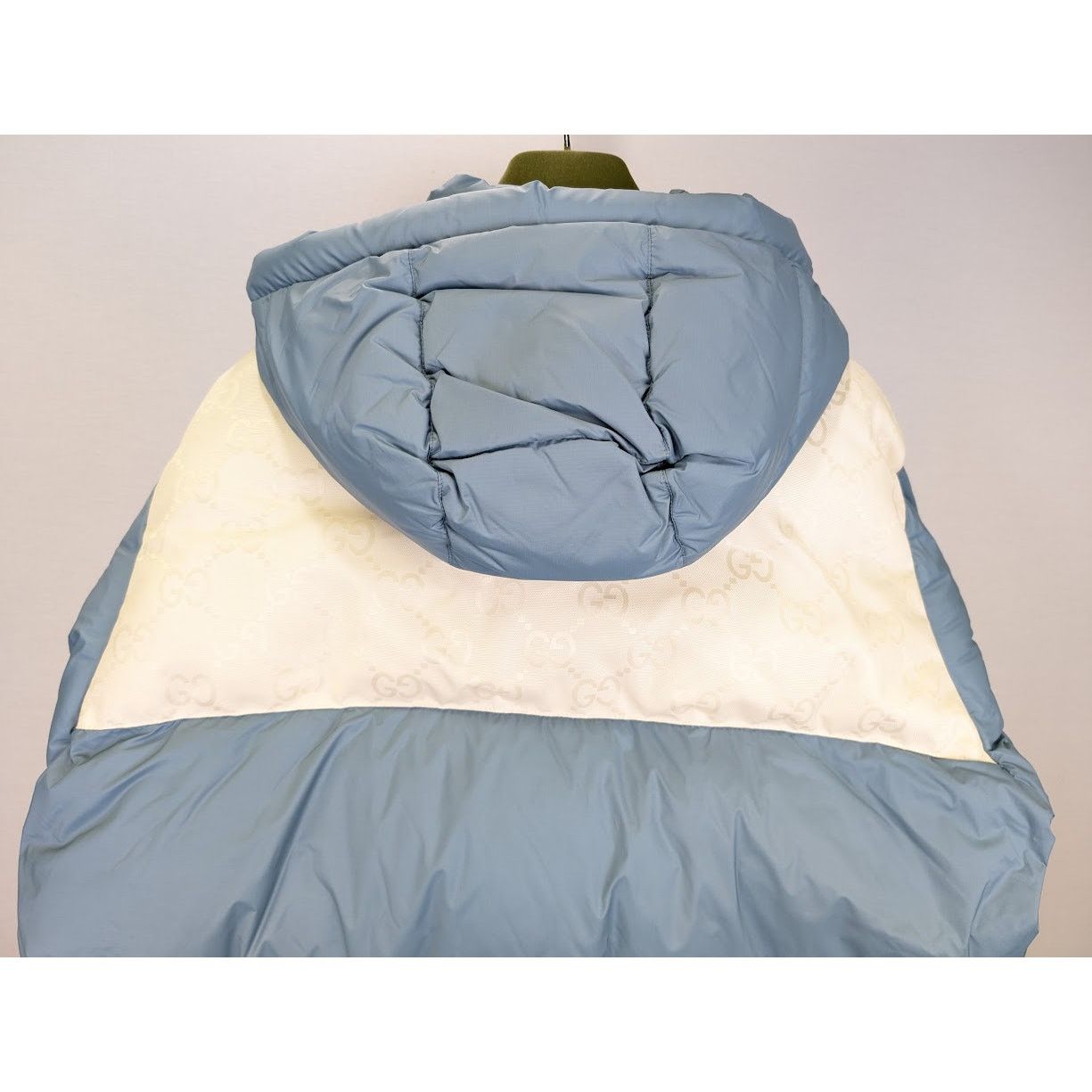 Gucci o1rshd1 Micro Nylon Ripstop Down Blouson Jacket in Blueish Size US L / EU 52-54 / 3 - 13 Thumbnail