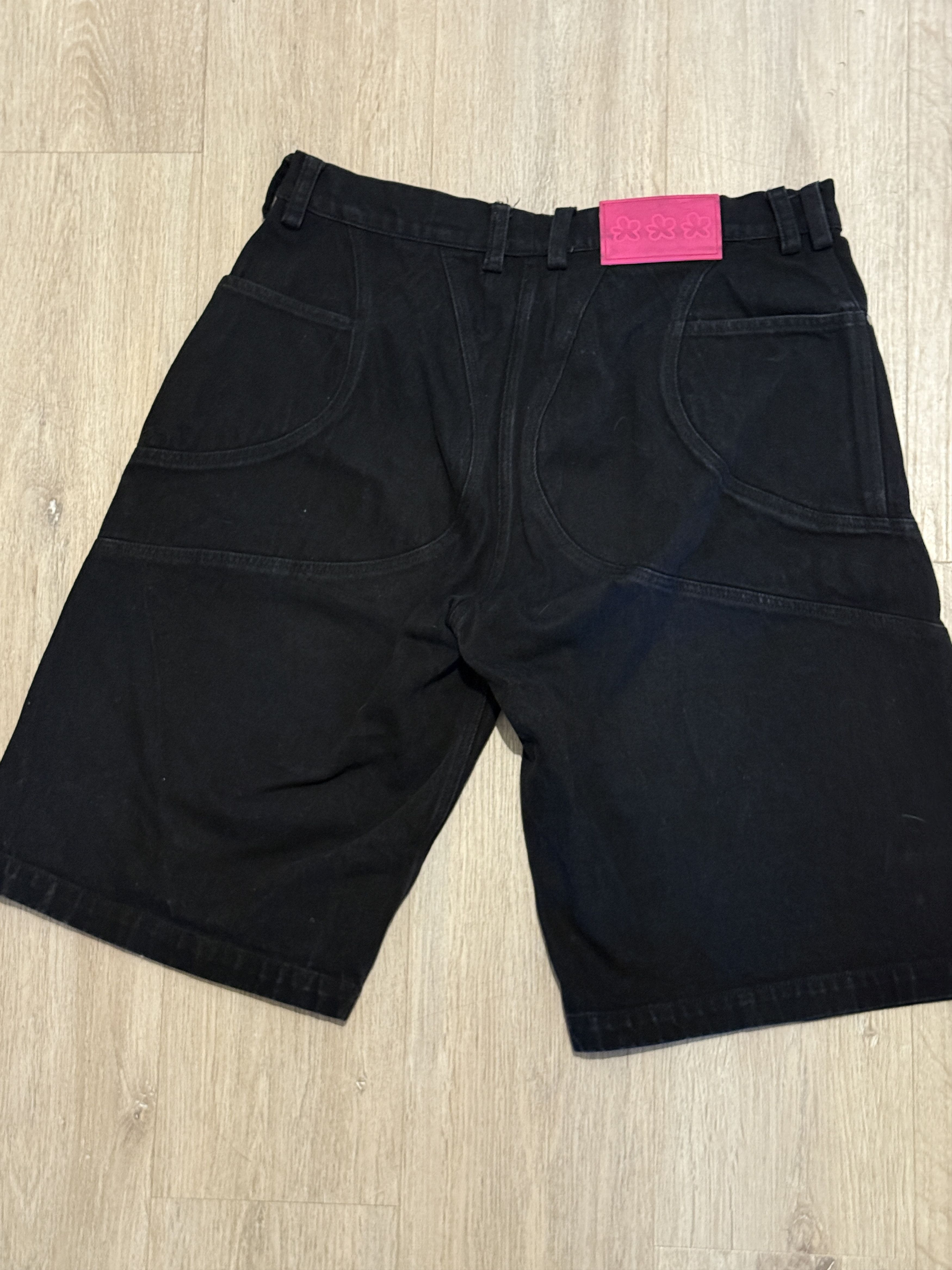 Marshall Columbia Black denim shorts Size US 36 / EU 52 - 4 Thumbnail