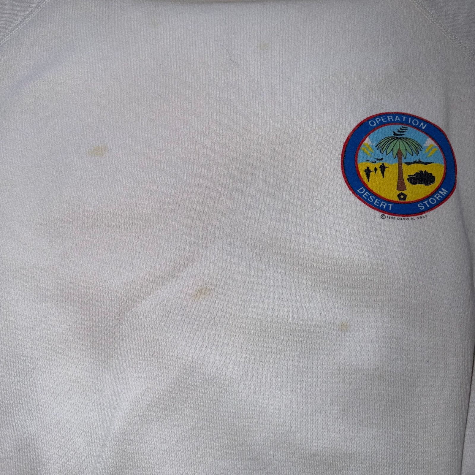 & Other Stories Vtg 1991 Operation Desert Storm Sweatshirt XL USA Rare Size US XL / EU 56 / 4 - 8 Thumbnail