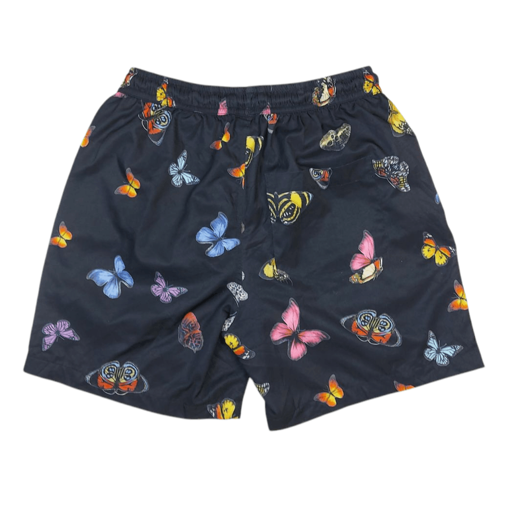 GOAT Crew Goat Crew Butterfly Multicolor Black Nylon Shorts Size L Size US 32 / EU 48 - 2 Thumbnail