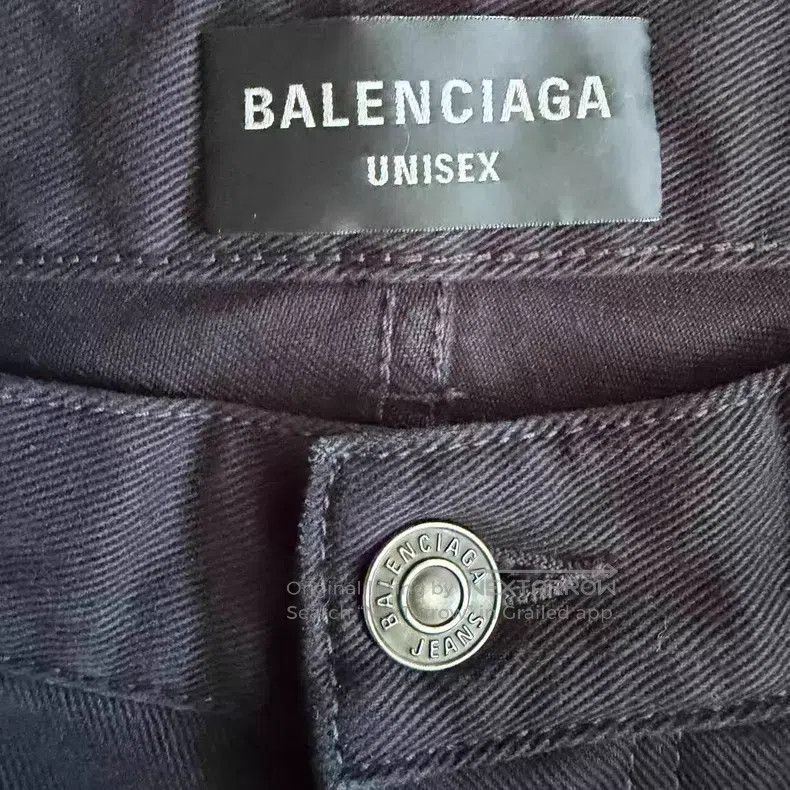 Balenciaga Balenciaga size S Solid Zip-Up Loose Casual Pants Black Size US 27 - 3 Thumbnail
