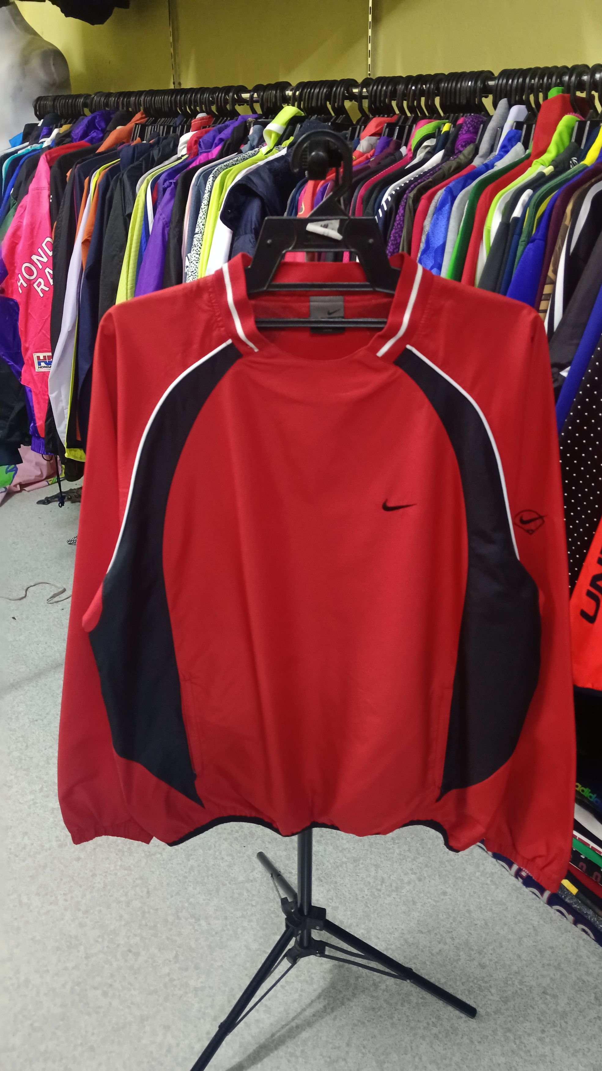 Nike × Vintage Vintage Nike Baseball Windbreaker Pullover Size US L / EU 52-54 / 3 - 1 Thumbnail