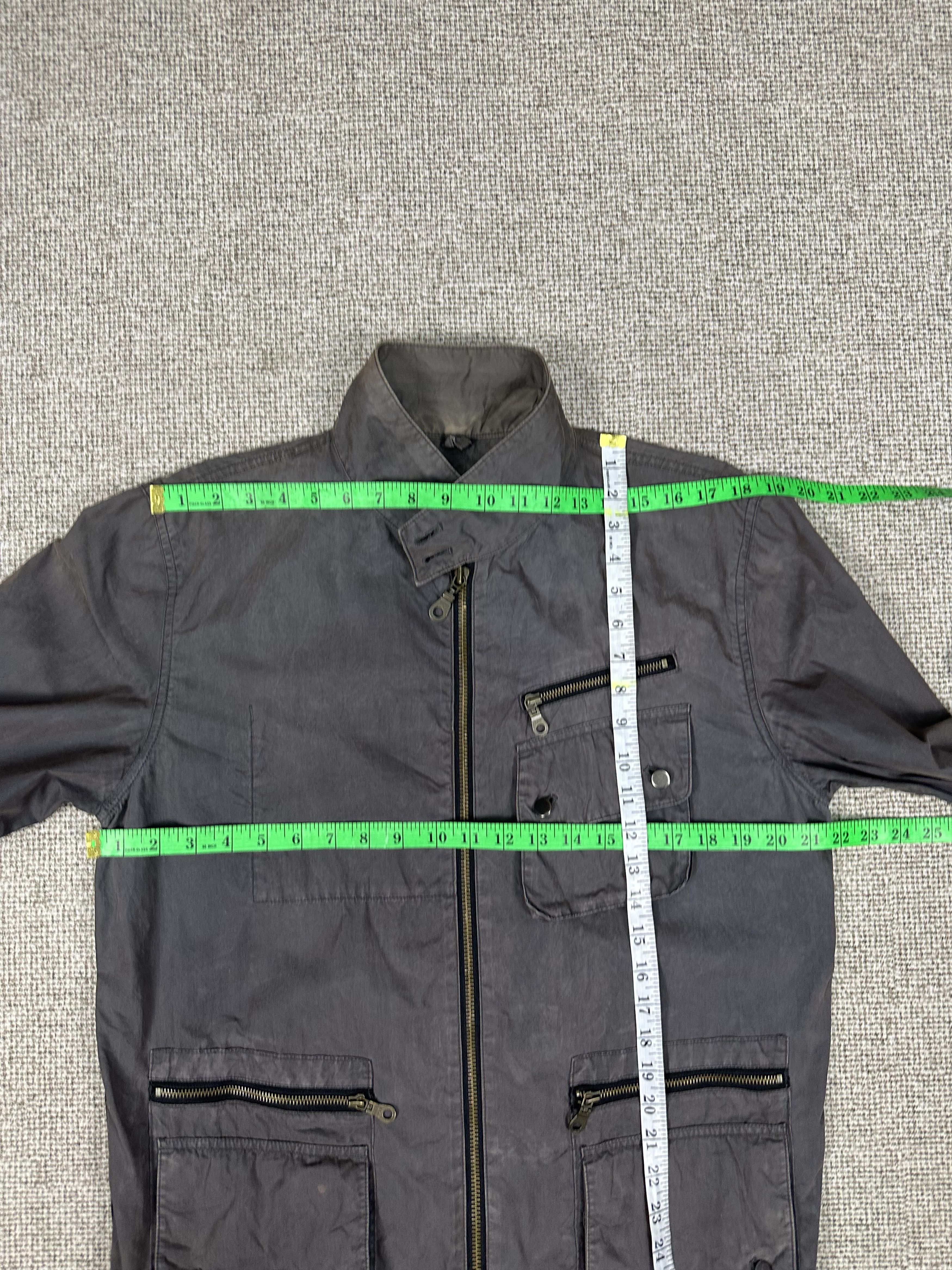 Beams Plus Beams Grey Wax Cargo Bomber Jacket Z330 Size US L / EU 52-54 / 3 - 6 Thumbnail