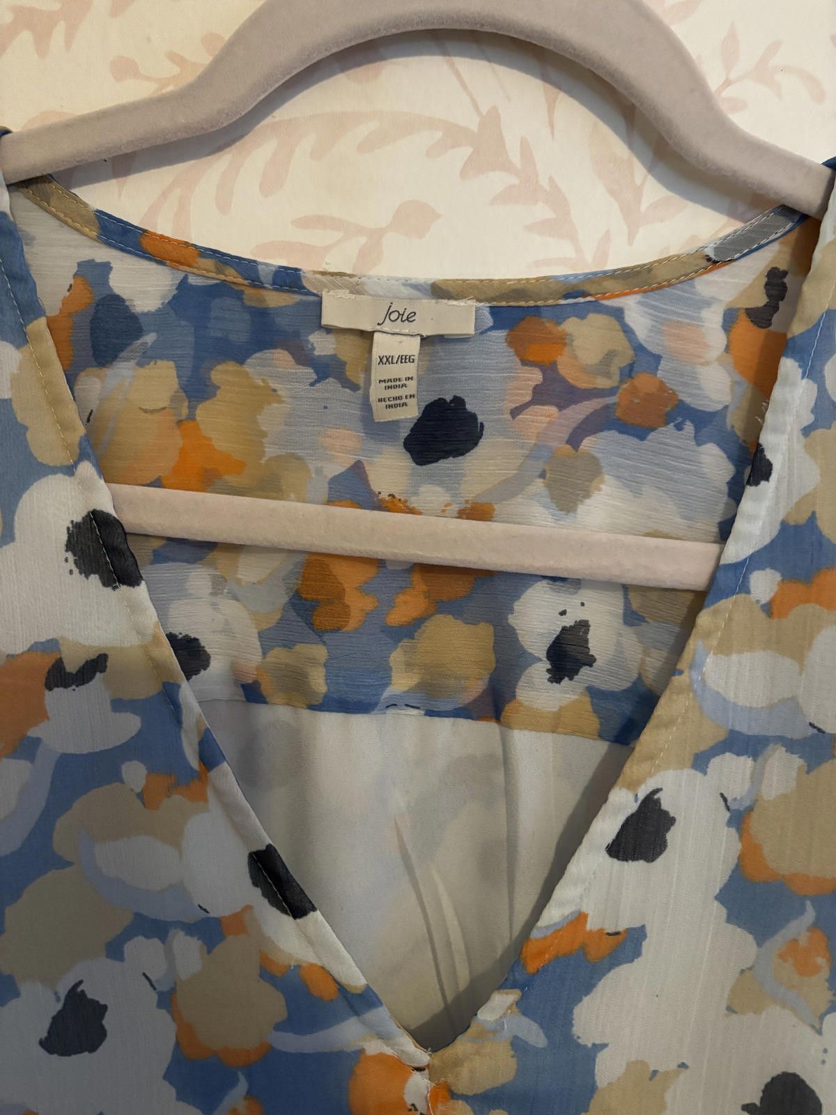 Jones New York JOIE Floral Long Sleeve Tiered Midi Dress Size XXL / US 16-18 / IT 52-54 - 4 Thumbnail