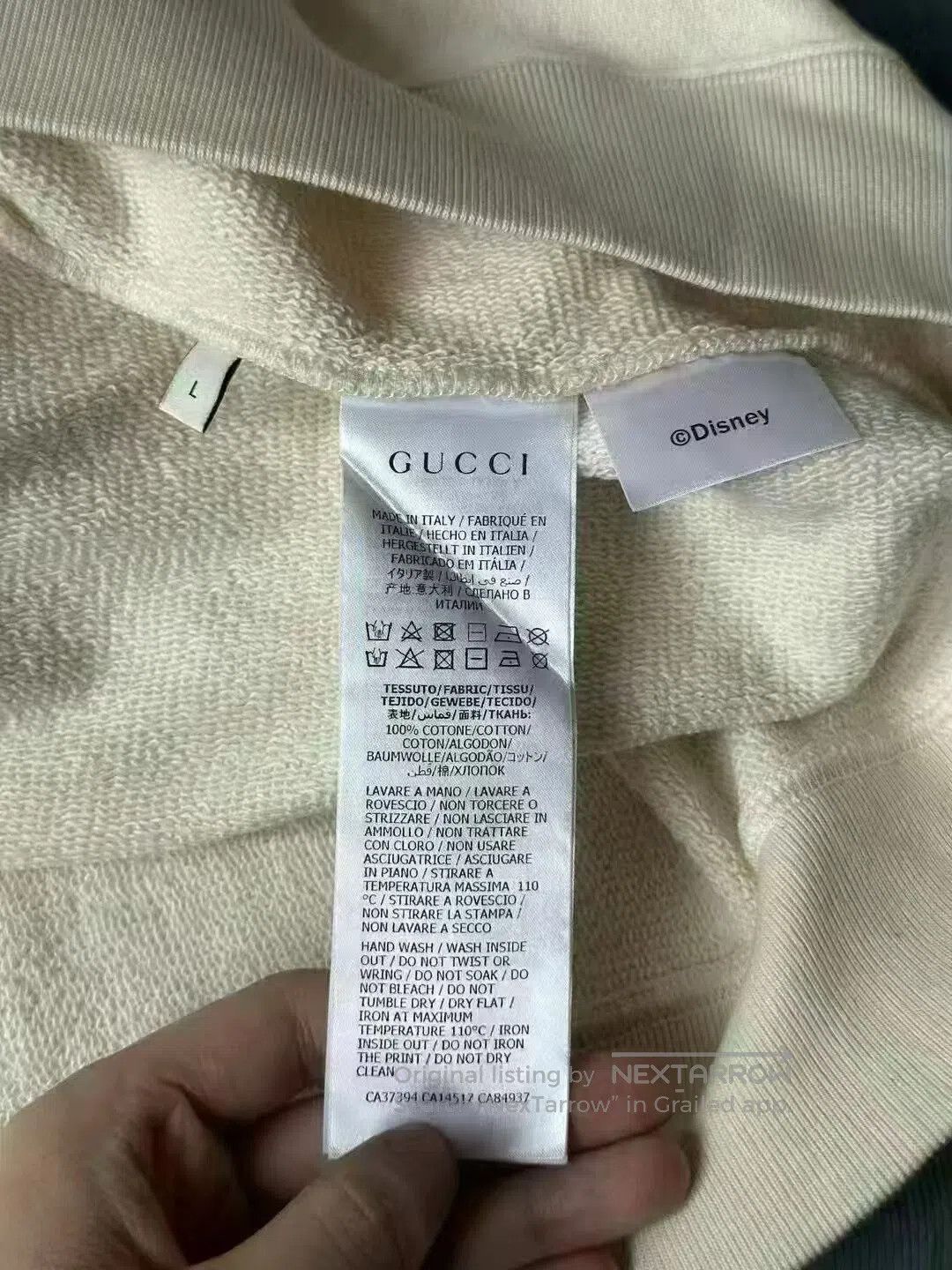 Gucci Guicci Mickey Sweatshirt| Size US L / EU 52-54 / 3 - 4 Thumbnail