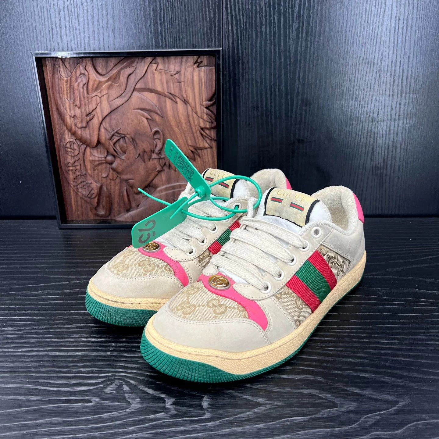 Gucci Gucci Rhyton ebony magenta 36.5 Worn 2x Size US 5.5 / IT 35.5 - 1 Thumbnail