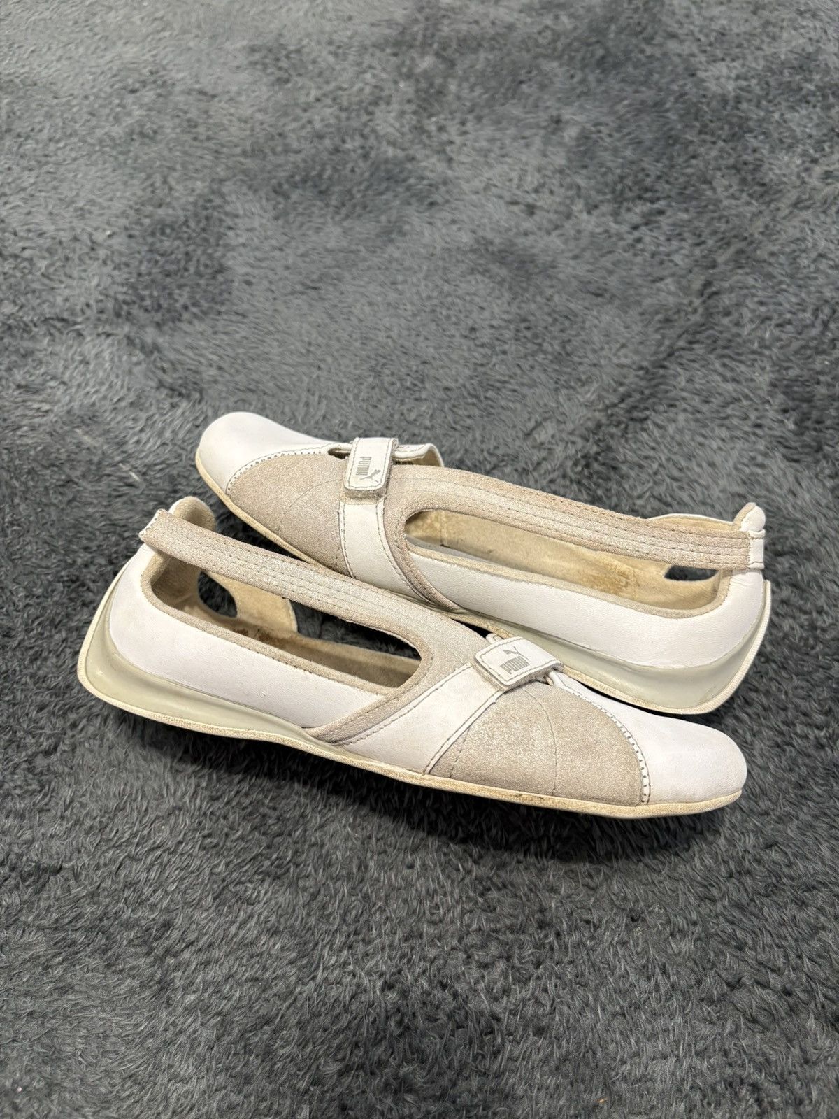 Jil Sander × Puma RARE Vintage Cute Puma White Y2K Shoes Size US 6 / IT 36 - 1 Thumbnail