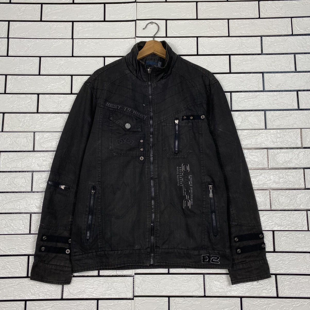 Japanese Brand 📌D-Two International Standard Biker Racing Jacket Size US XL / EU 56 / 4 - 2 Thumbnail