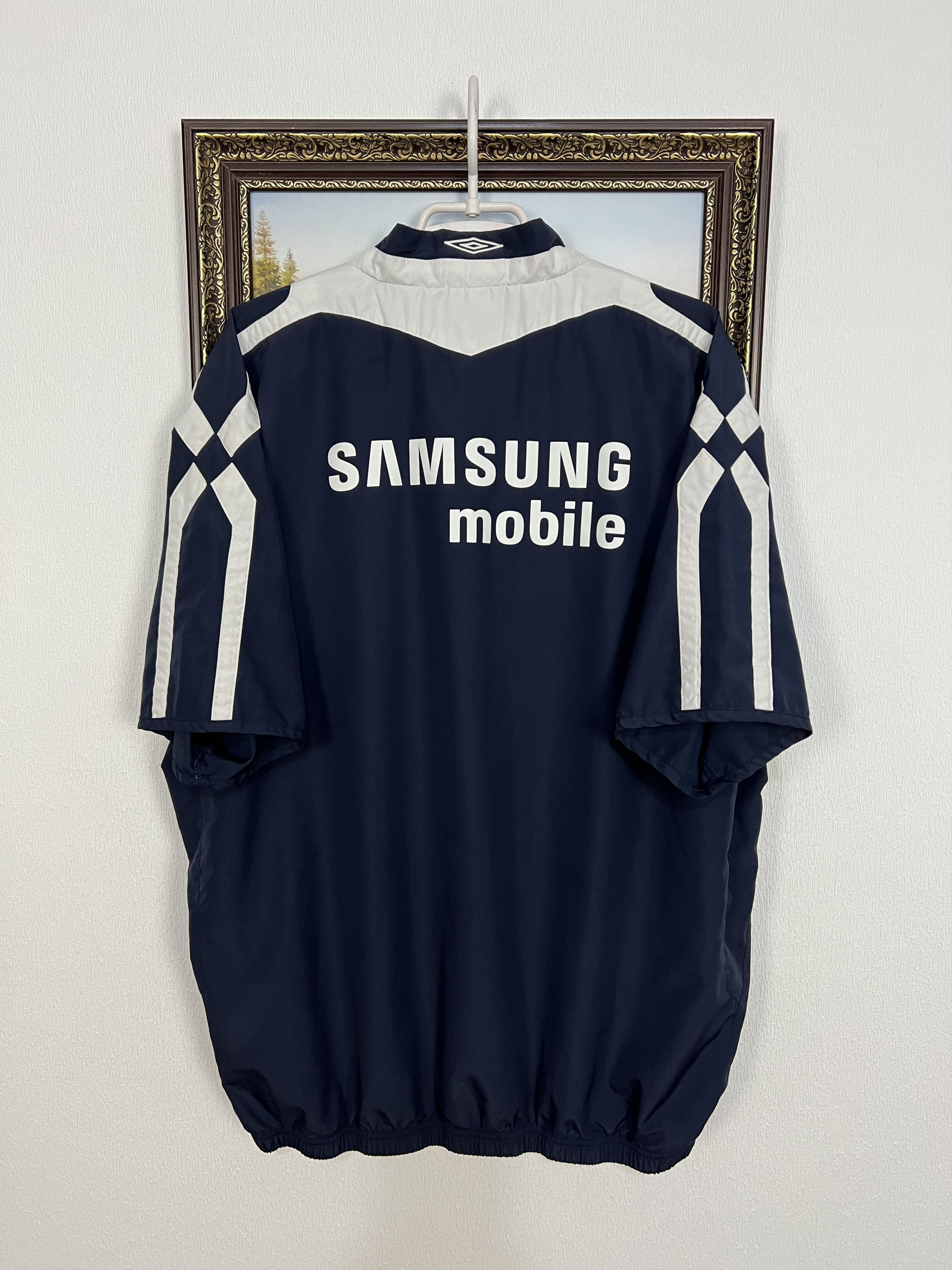 Adidas Vintage Chelsea Football Train Track Top Soccer Jacket Size US XL / EU 56 / 4 - 7 Thumbnail