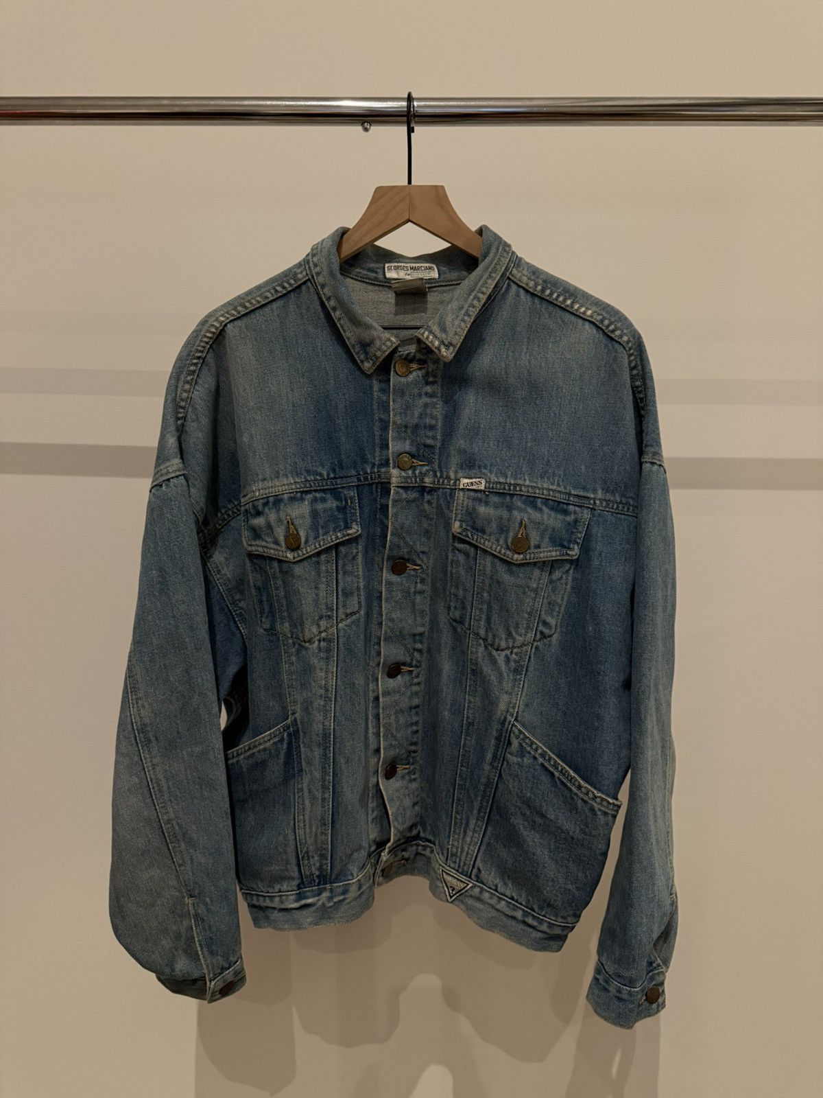 Guess Guess By Georges Marciano Vintage Denim Jacket Size US M / EU 48-50 / 2 - 1 Thumbnail