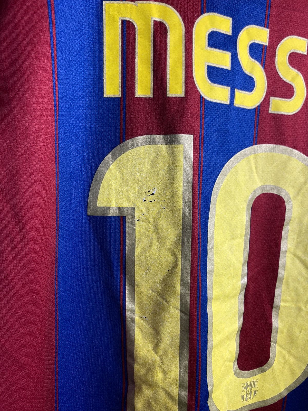 Nike 2009/10 NIKE BARCELONA 10 MESSI SOCCER FOOTBALL JERSEY SHIRT Size US M / EU 48-50 / 2 - 12 Thumbnail