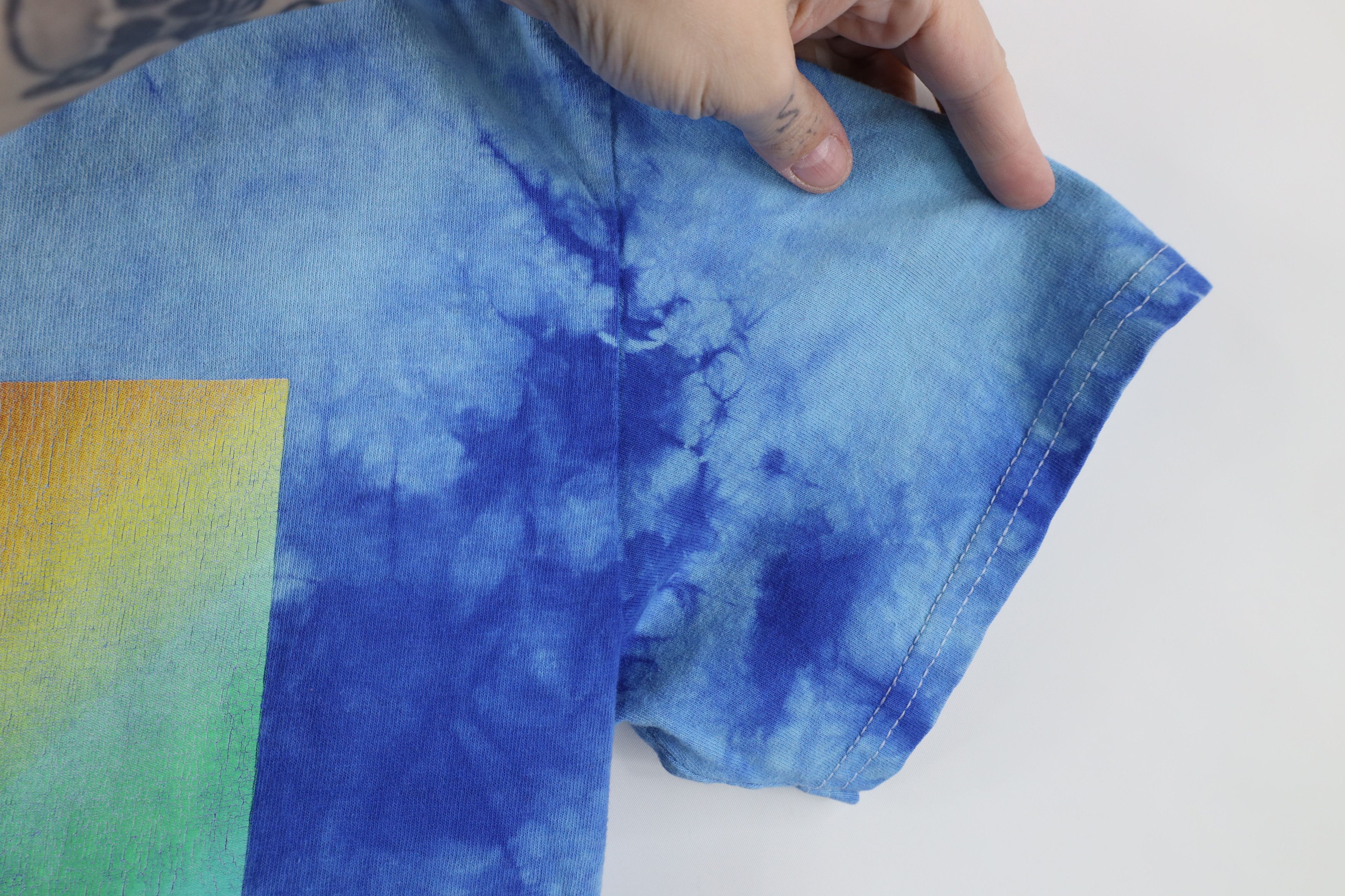 Vintage Retro Y2K Sony Playstation Acid Wash Japan T-Shirt Blue Size US S / EU 44-46 / 1 - 11 Thumbnail