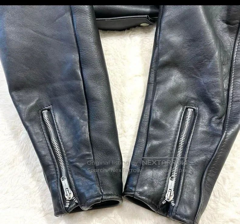 Schott Schott Leather coat Size US XXS / EU 40 - 8 Thumbnail