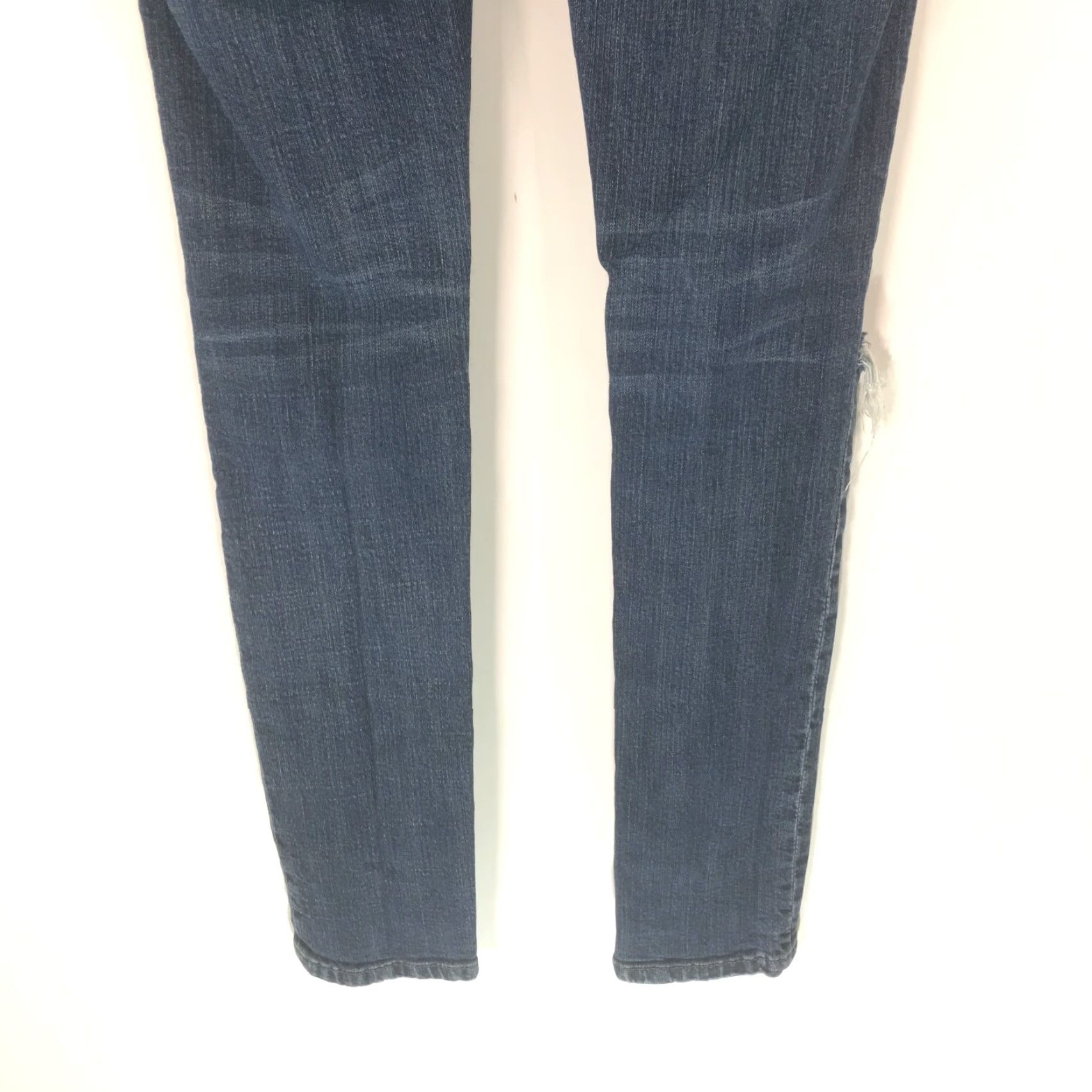 Vintage VIGOSS Womens Regular Low Rise Skinny Casual Blue Distressed Denim Jeans Size 0 Size 25" / US 0 / IT 36 - 6 Thumbnail