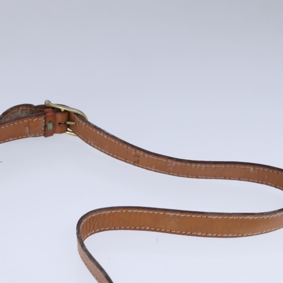 Celine CELINE Macadam Canvas Shoulder Bag Pvc Leather Brown Size ONE SIZE - 8 Thumbnail
