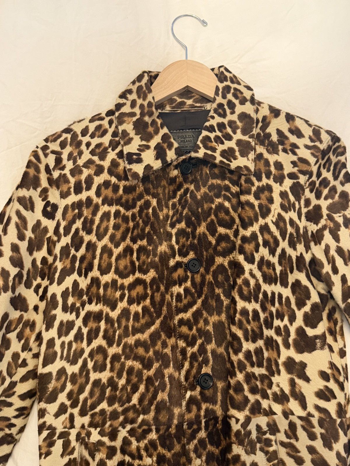 Prada PRADA Men’s Leopard Calf Hair Coat 46 Small VERY RARE GRAIL Size US S / EU 44-46 / 1 - 6 Thumbnail