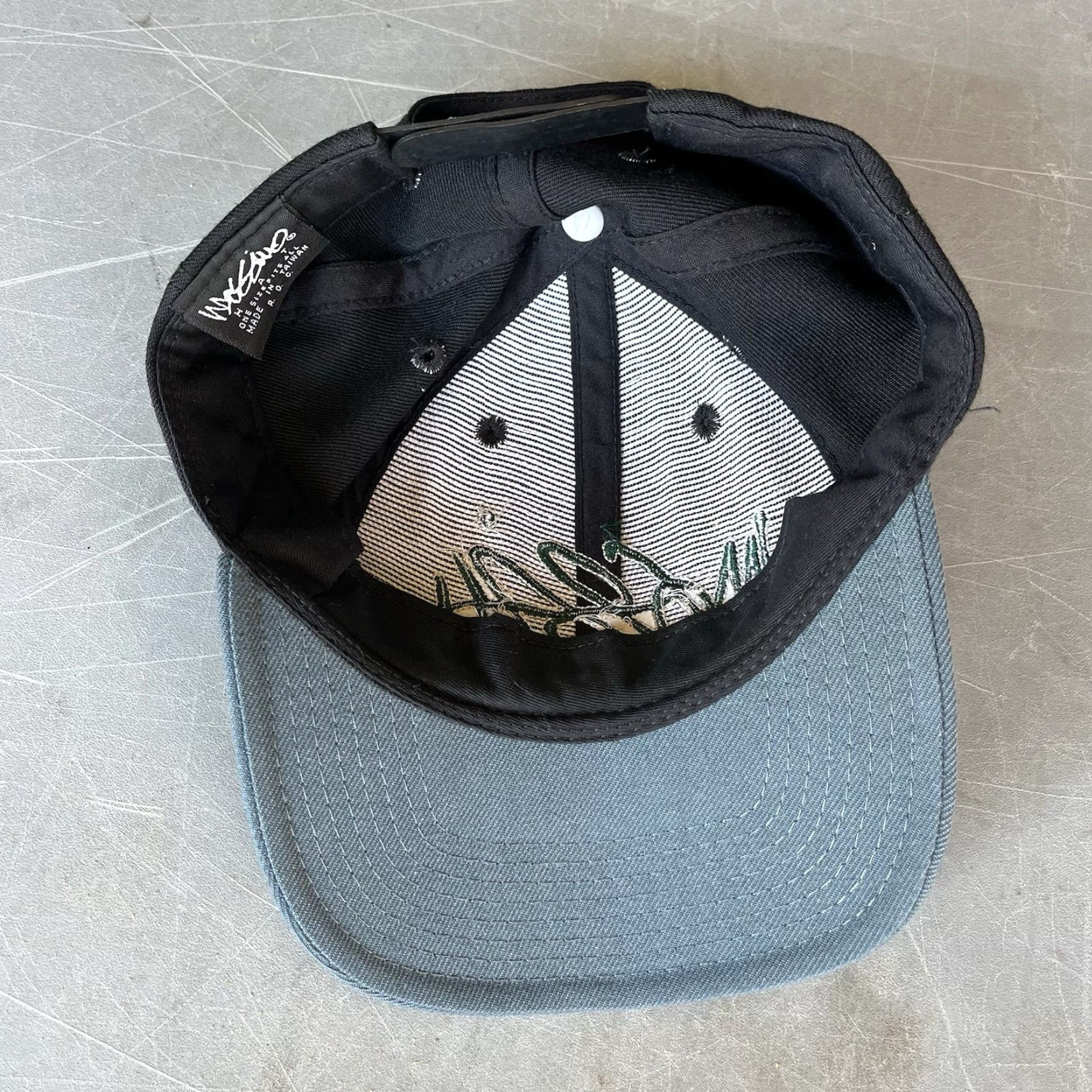 Mossimo VINTAGE Mossimo Embroidered Snapback Baseball Hat Cap Green Surf Skate Hat Size ONE SIZE - 3 Thumbnail