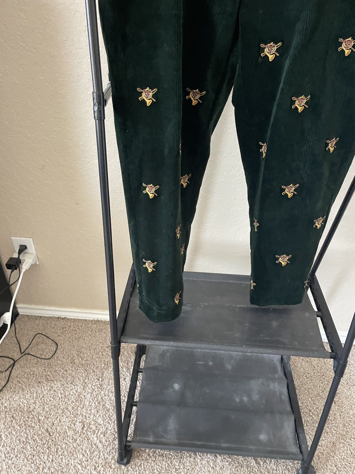 Polo Ralph Lauren French Horn & Foxes FF corduroy Cropped pants Size US 38 / EU 54 - 4 Thumbnail