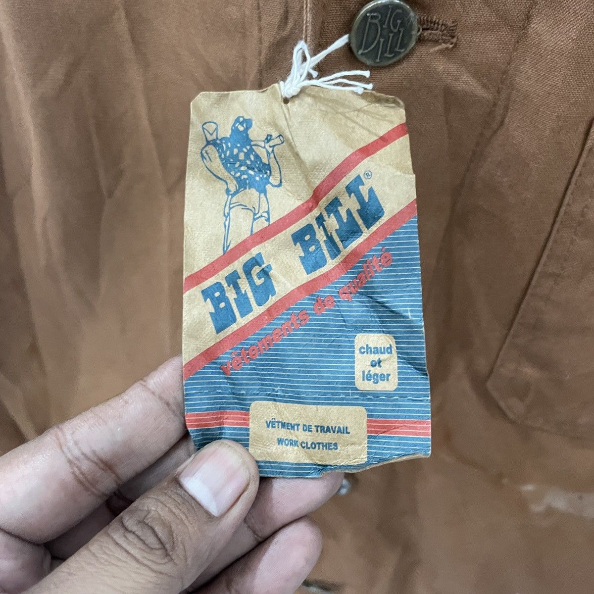 Japanese Brand Vintage Big Bell Vetement De Travail Workwear Jacket Size US L / EU 52-54 / 3 - 6 Thumbnail