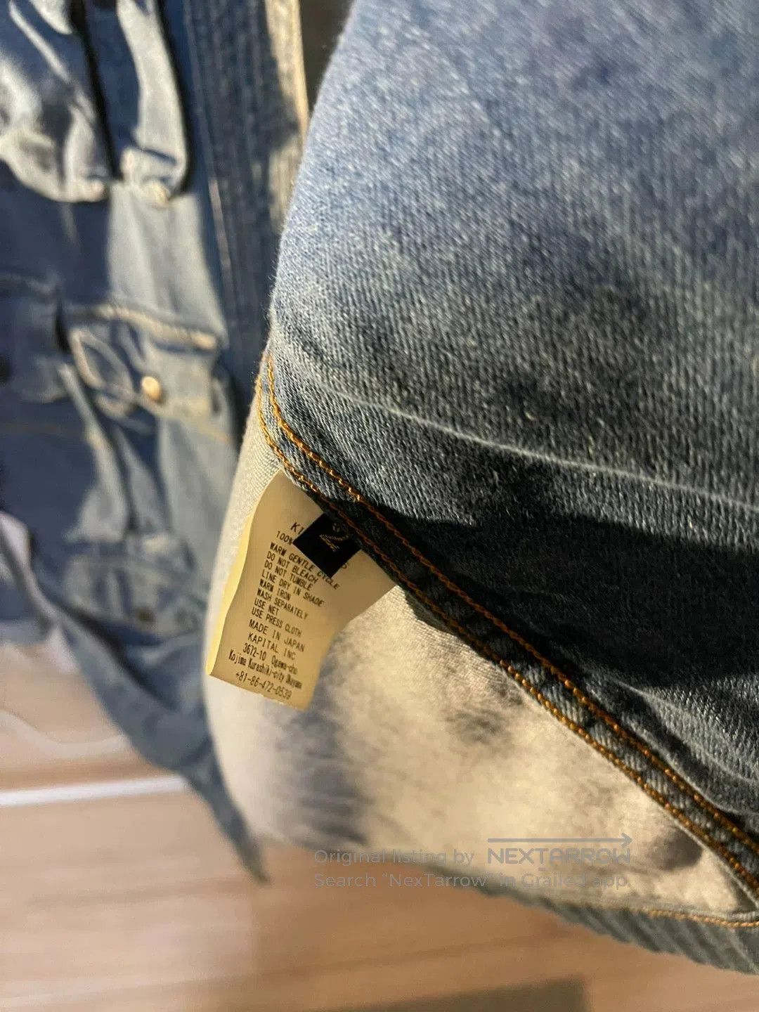 Kapital kapital multi-pocket denim cardigan jacket. Size US M / EU 48-50 / 2 - 3 Thumbnail