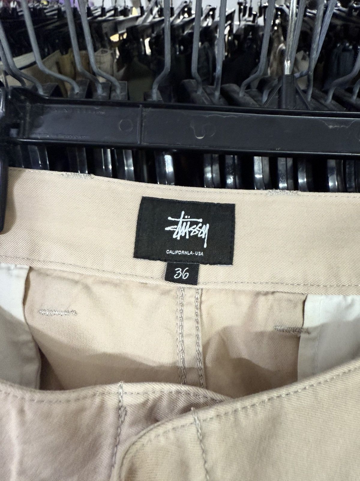 Stussy 90’s STUSSY RARE LOGO Y2K RETRO VINTAGE SHORTS Size US 36 / EU 52 - 4 Thumbnail