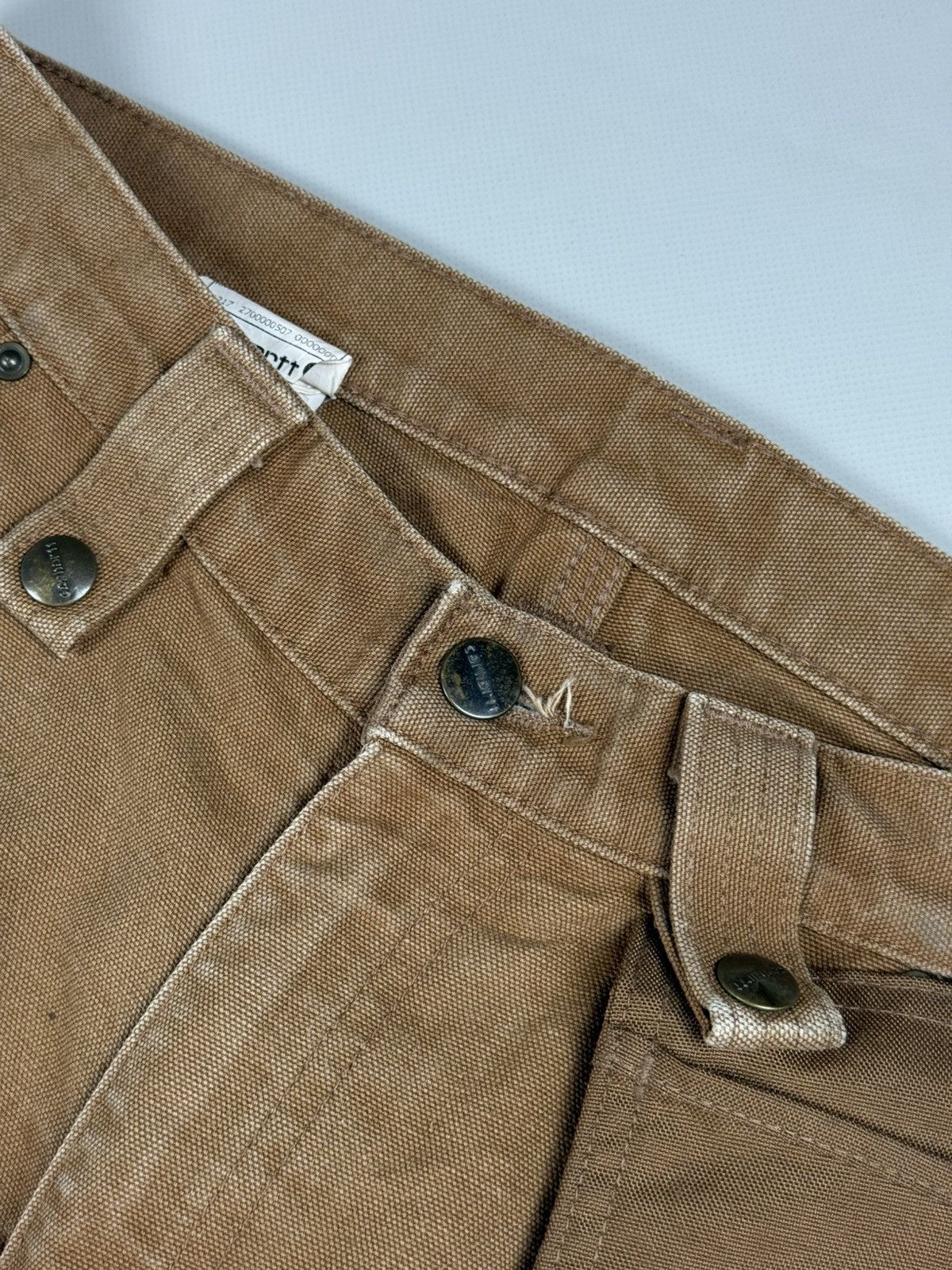 Carhartt Carhartt Canvas Workwear Double Knee Cargo Pants Trousers Size US 30 / EU 46 - 14 Thumbnail