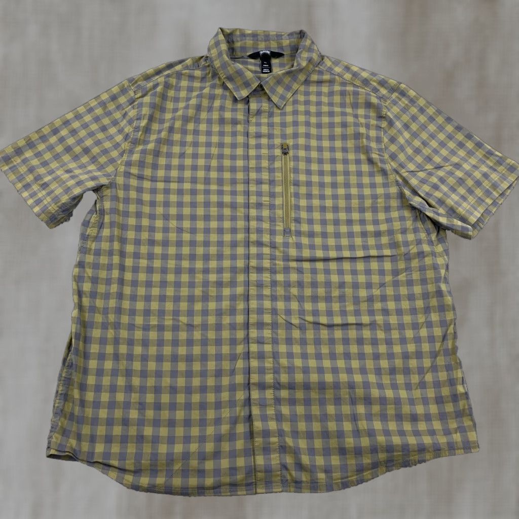 Vintage Alaskan Hardgear Shirt Men XL Green Button Up Plaid Cotton Nylon Blend Shirt Size US XL / EU 56 / 4 - 1 Thumbnail