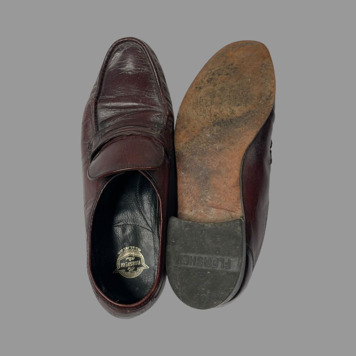 Vintage Vintage 90s slip on leather loafers Size US 9.5 / EU 42-43 - 6 Thumbnail