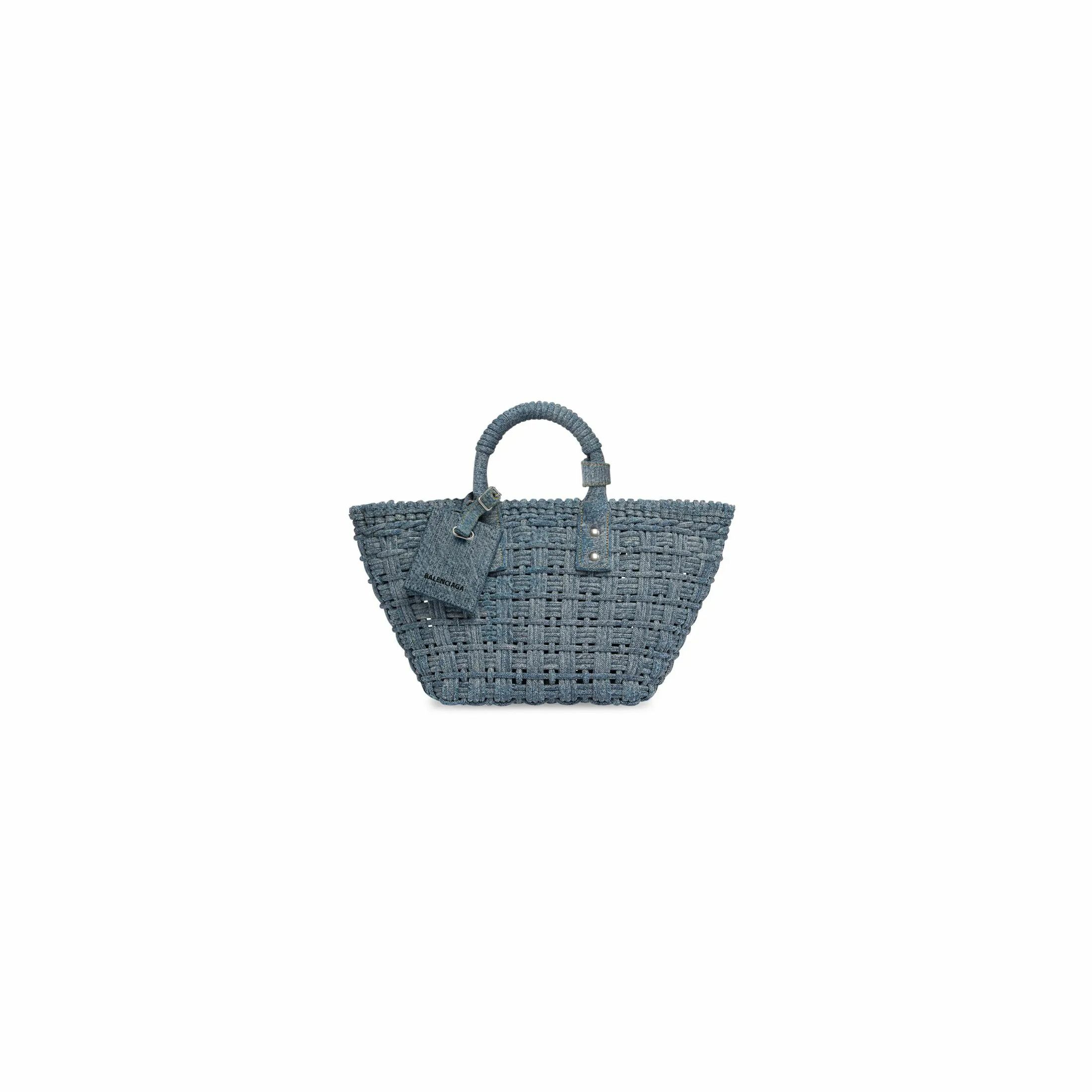 o1bcso1str0226 Size: OS / Bistro XS Basket With Strap Denim