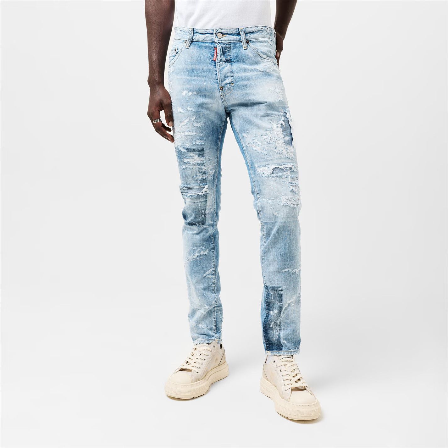Dsquared2 o1g2r1mq0426 Cool Guy Slim Fit Jeans in Blue Size US 36 / EU 52 - 3 Thumbnail