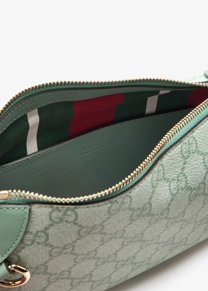 Gucci o1la5ras0526 Size: OS / GG Emblem Small Shoulder Bag Green Size ONE SIZE - 4 Thumbnail