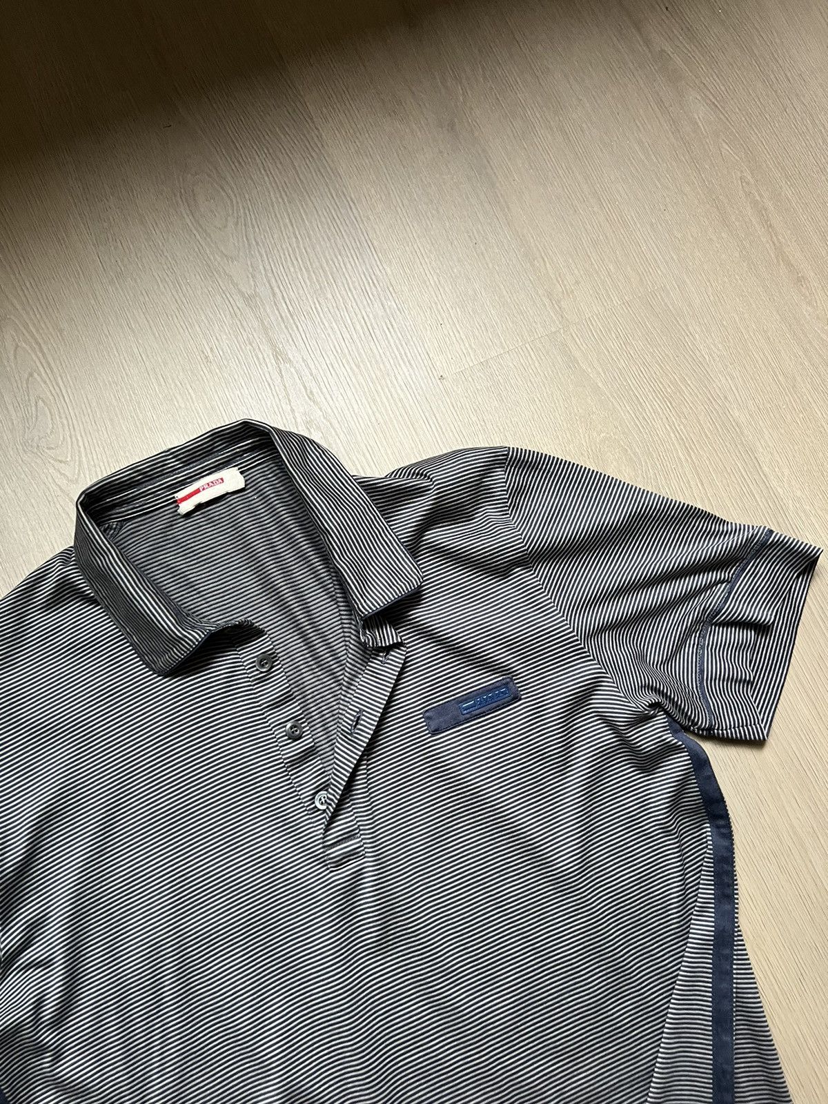 Blue tab polo