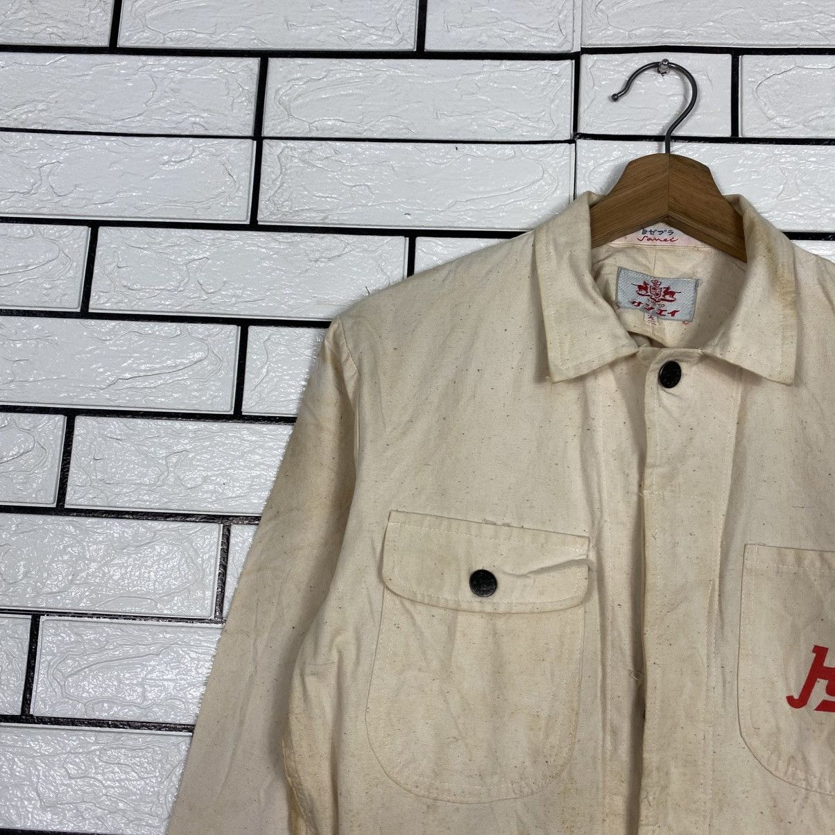 Japanese Brand Tokyo Hino Diesel Coverall Worker Duck Canvas Detroit Size US 30 / EU 46 - 9 Thumbnail