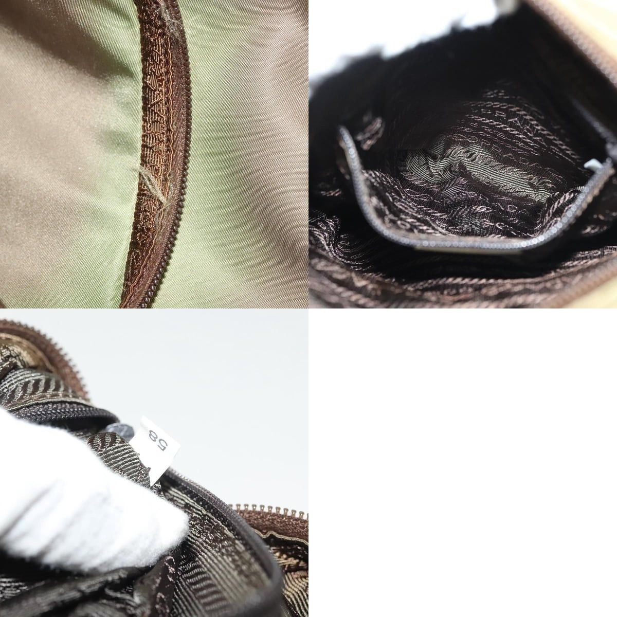 Prada PRADA Shoulder Bag Nylon Khaki Silver Size ONE SIZE - 13 Thumbnail
