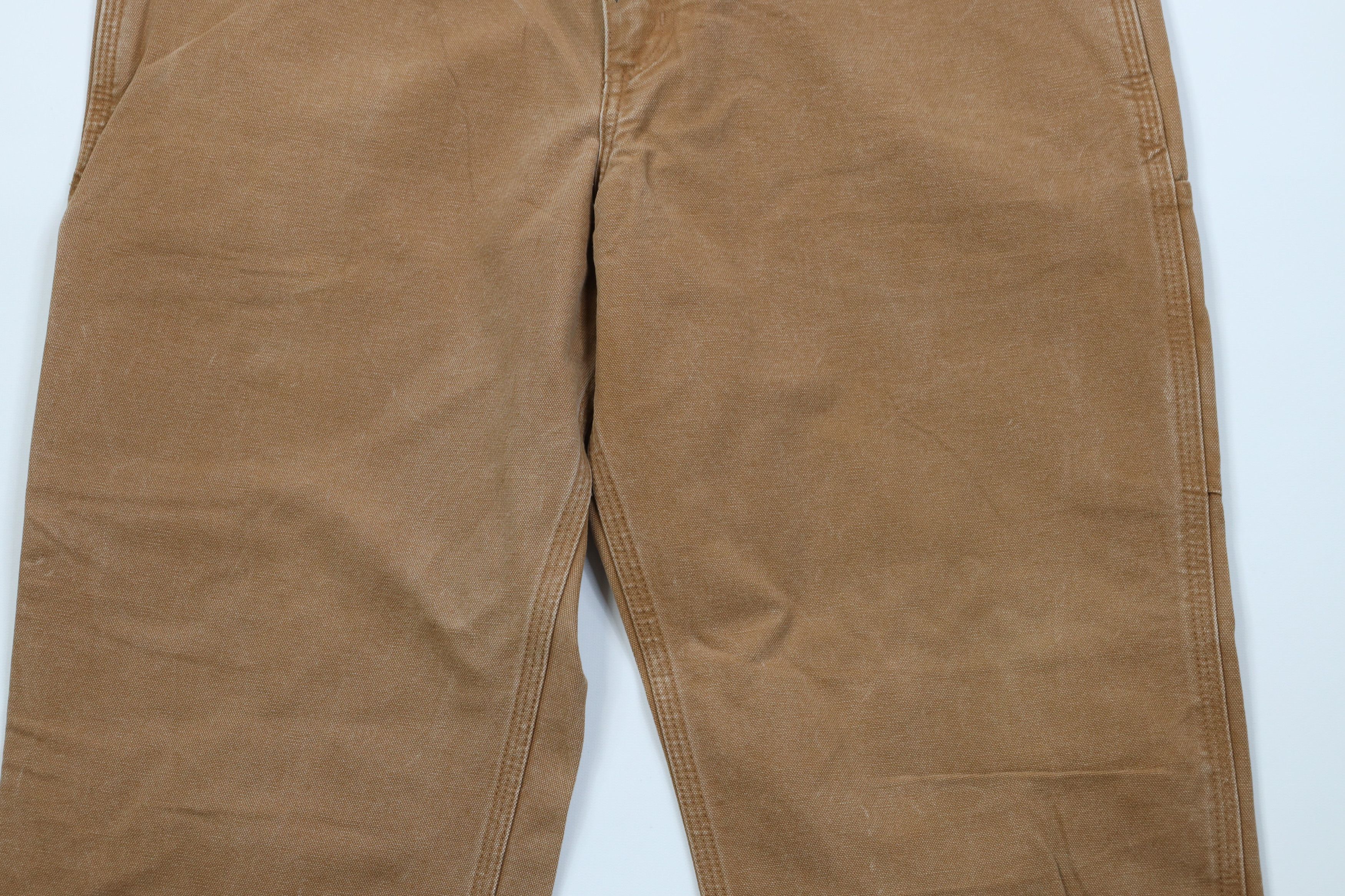 Carhartt Vintage Y2K Carhartt Relaxed Canvas Wide Leg Dungaree Pants Size US 36 / EU 52 - 3 Thumbnail